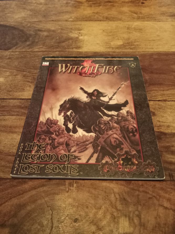 The Legion of Lost Souls Tha Witchfire Trilogy #3 Iron Kingdoms Privateer Press 2001