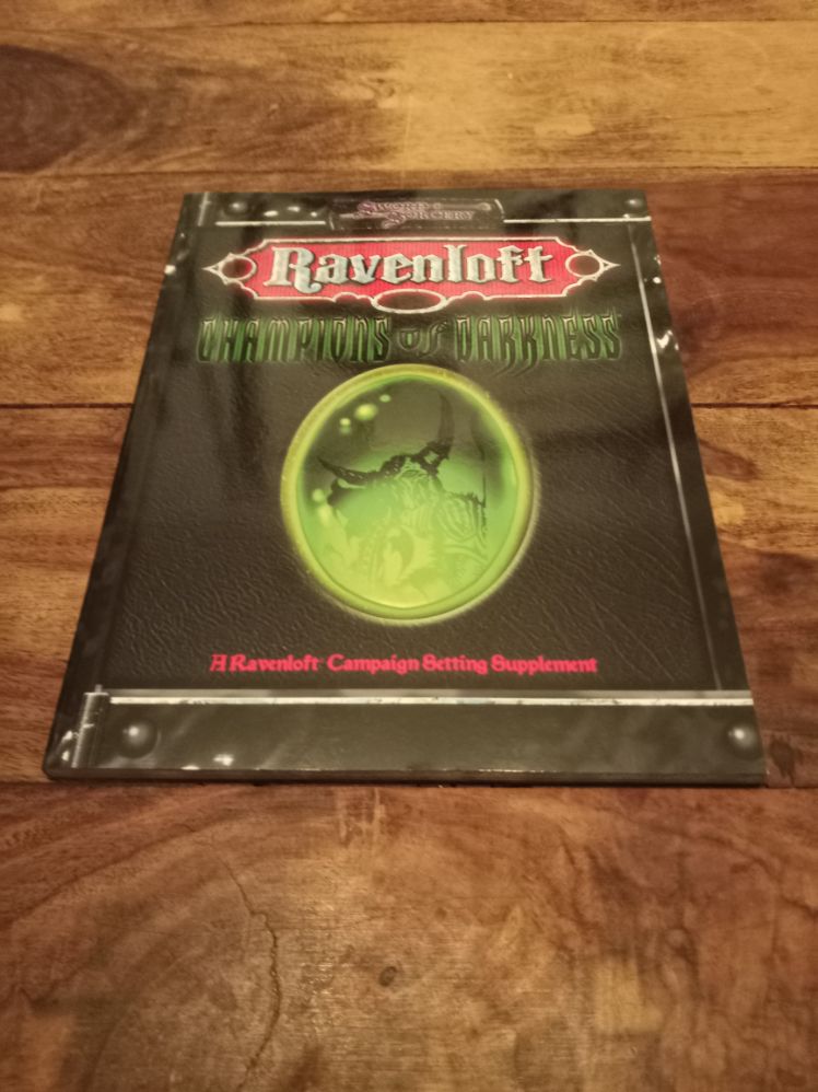 Sword & Sorcery Champions of Darkness Ravenloft d20 2002