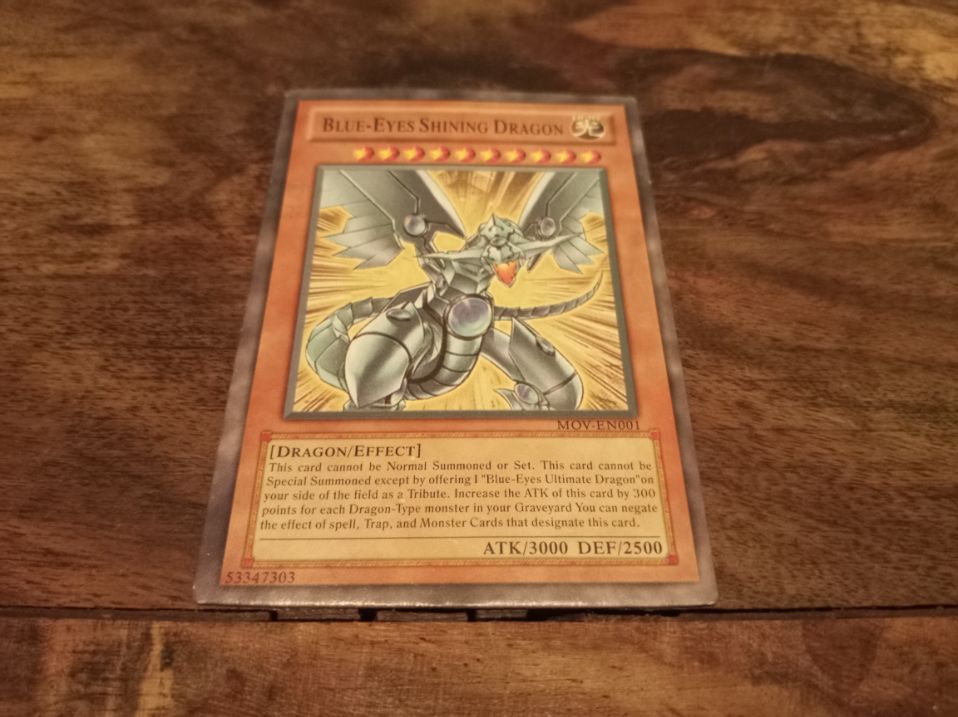 Yu-Gi-Oh! Blue-Eyes Shining Dragon MOV-EN001