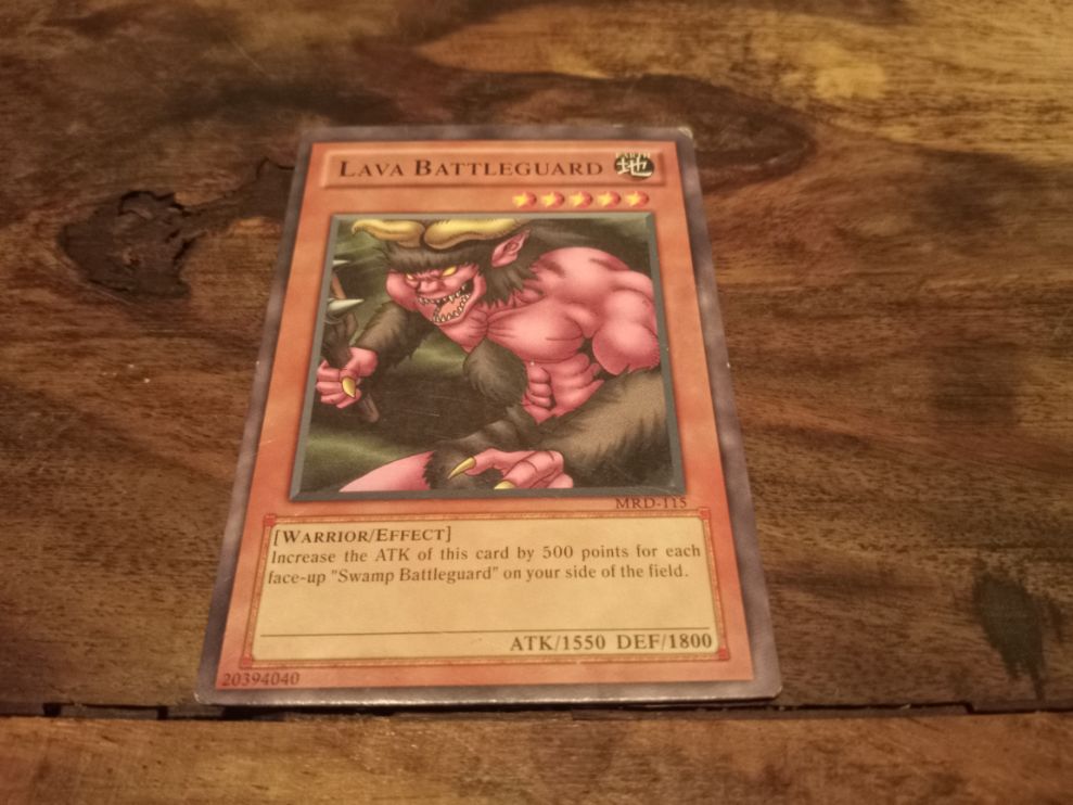 yugioh battleguard cards Yu-Gi-Oh! Lava Battleguard MRD-115 – AllRoleplaying.com