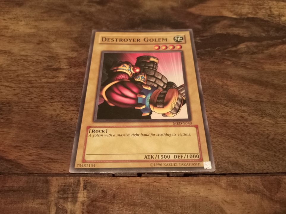 Yu-Gi-Oh! Destroyer Golem MRD-E040