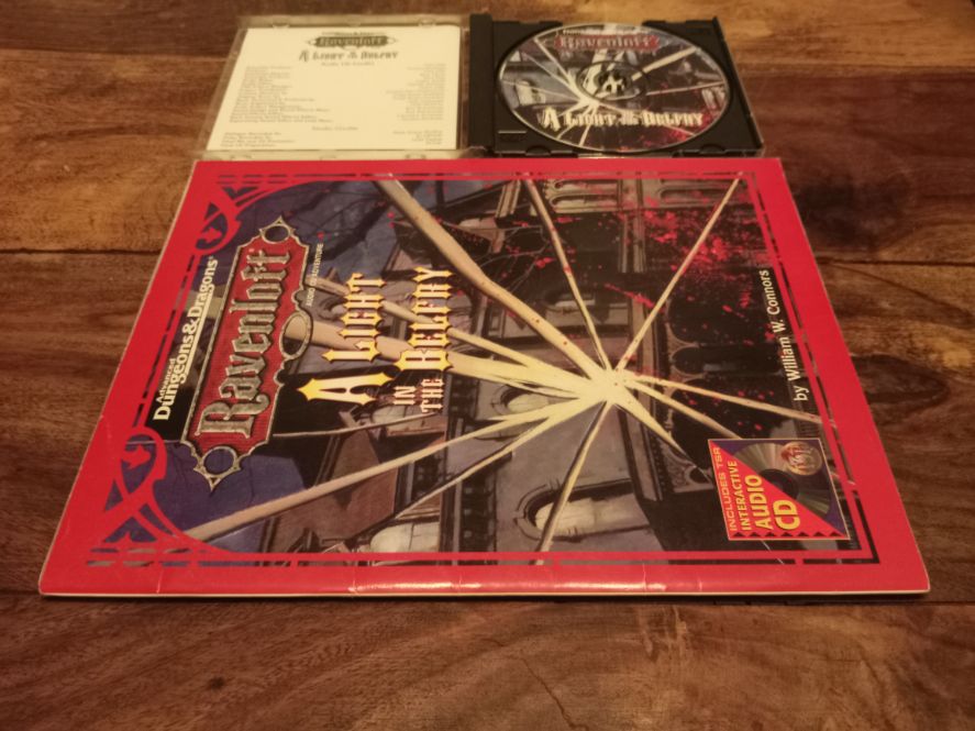 Ravenloft A Light In The Belfry With CD and Map Dungeons and Dragons