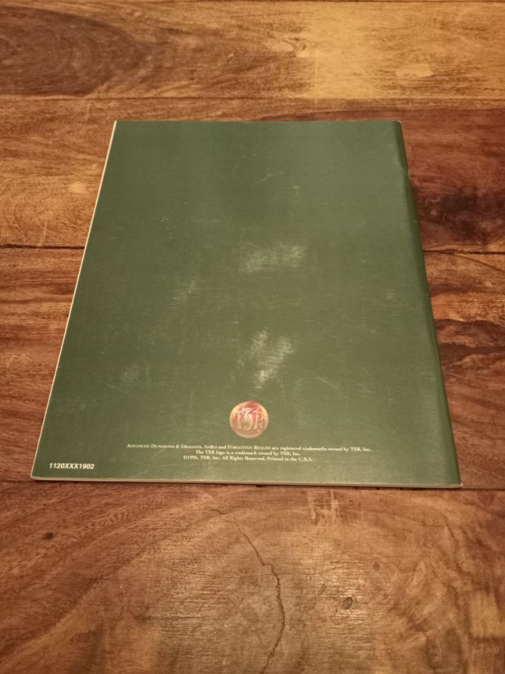 Forgotten Realms Ruins of Zhentil Keep Adventure Book TSR 1120 1995