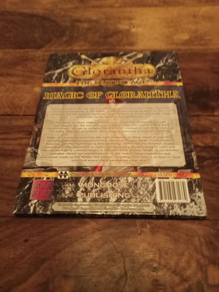 RuneQuest Magic of Glorantha Glorantha The Second Age Mongoose Publishing 2006