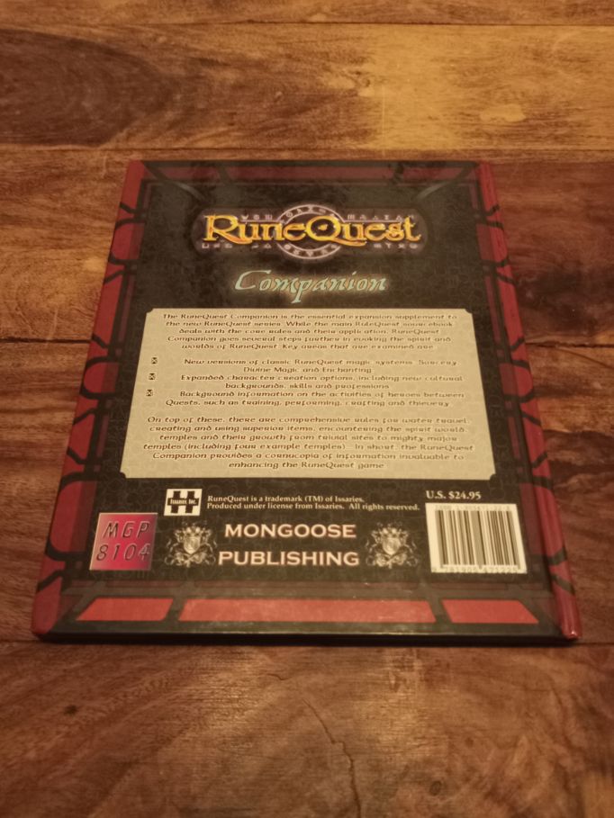 RuneQuest Companion, Glorantha The Second Age Mongoose 2006