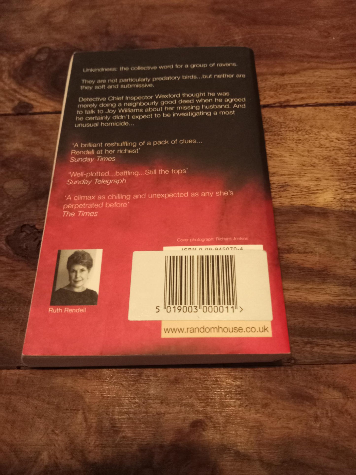 An Unkindness Of Ravens An Inspector Wexford Mystery Ruth Rendell Arrow 1994
