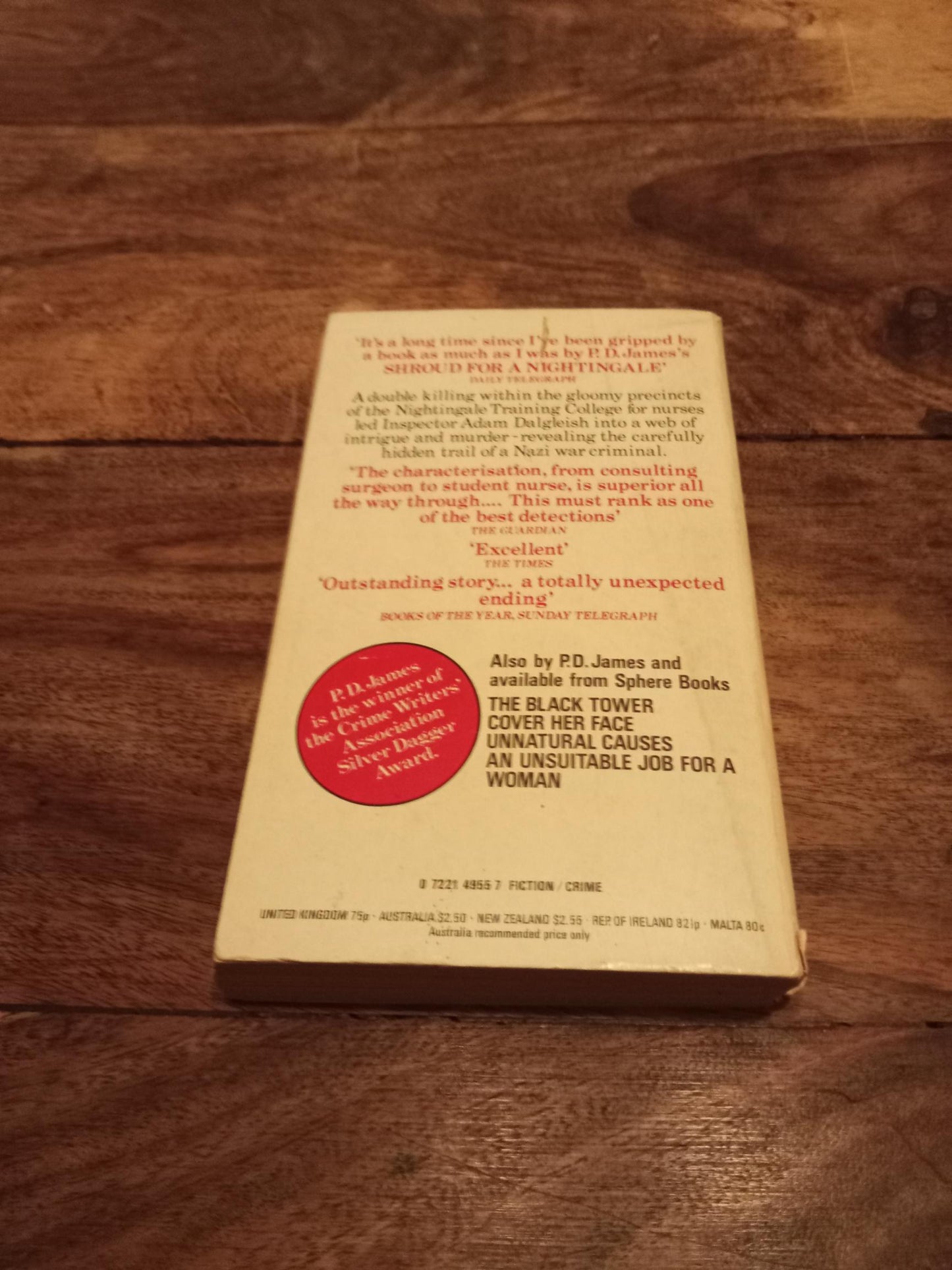 Shroud for a nightingale P. D. James 1977