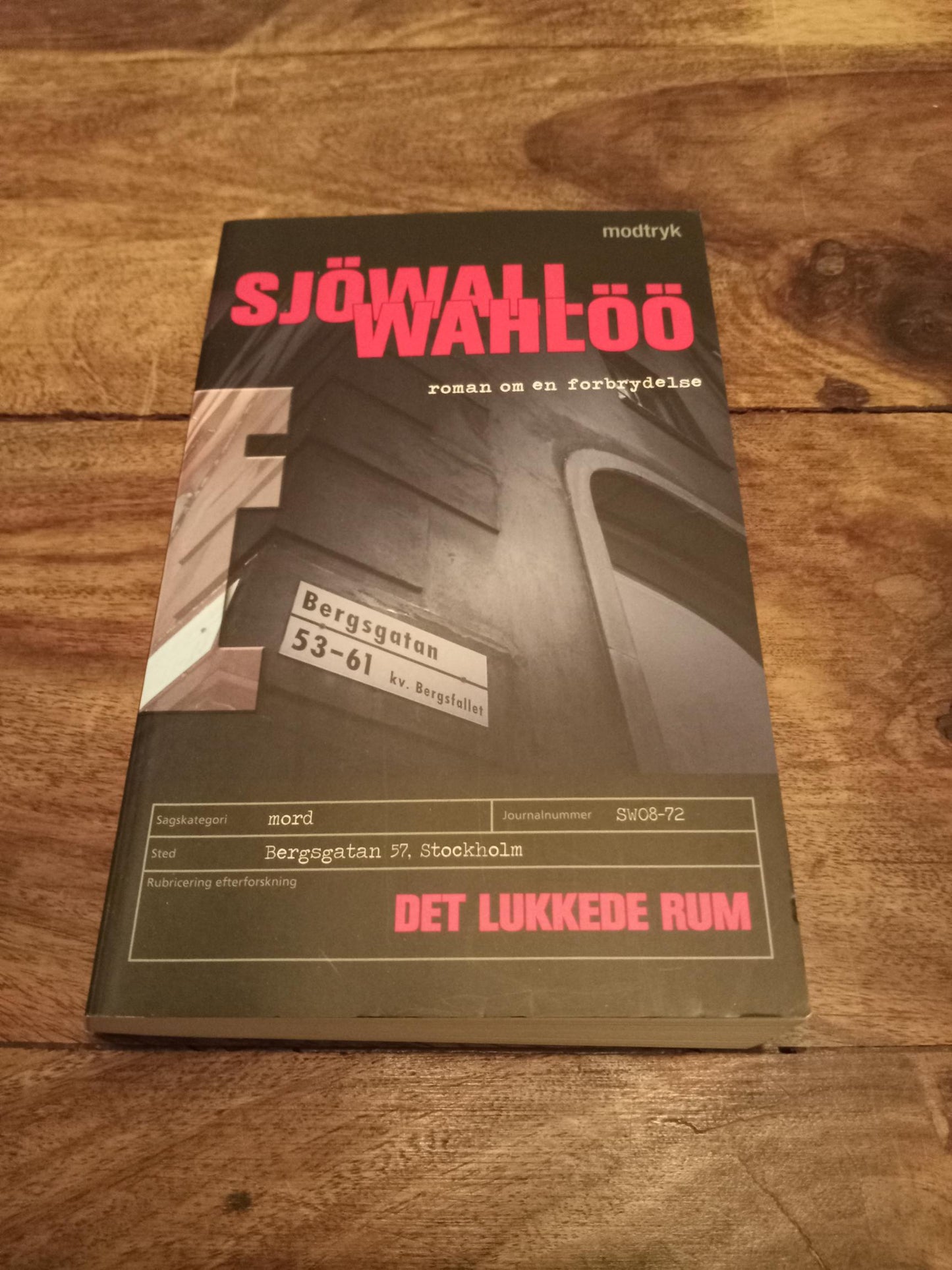 Det lukkede rum Maj Sjöwall, Per Wahlöö Modtryk 2007