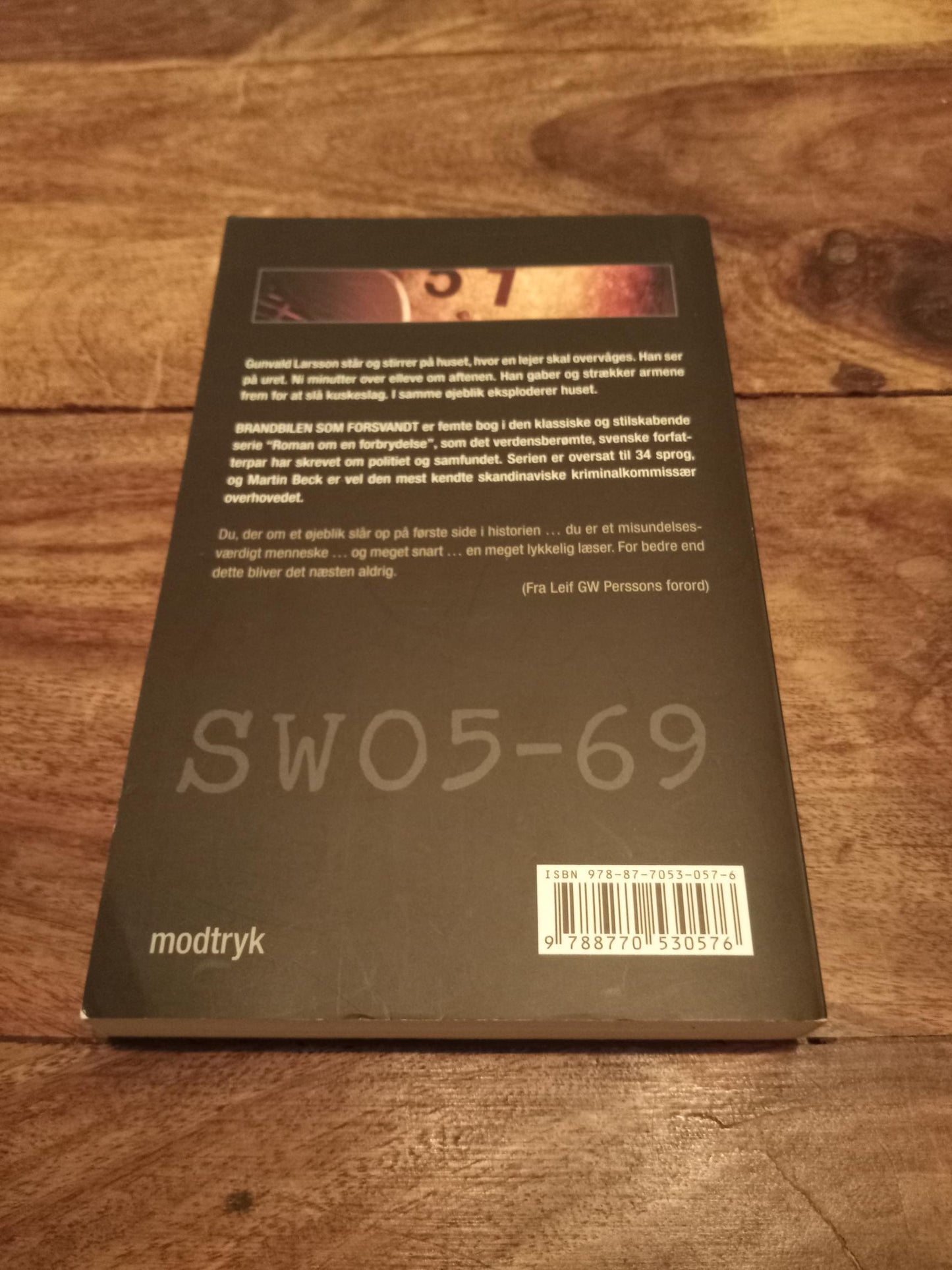 Brandbilen som forsvandt Maj Sjöwall, Per Wahlöö Modtryk 2007