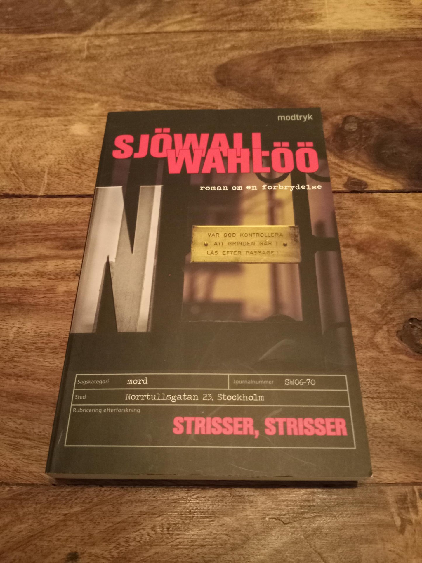 Strisser, strisser Maj Sjöwall, Per Wahlöö Modtryk 2007