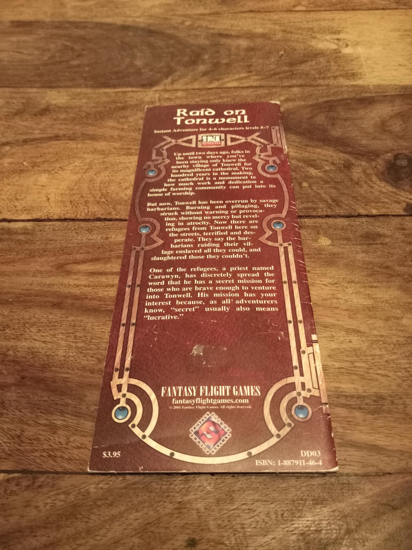 Legends & Lairs Raid on Tonwell D20 Mini-Modules