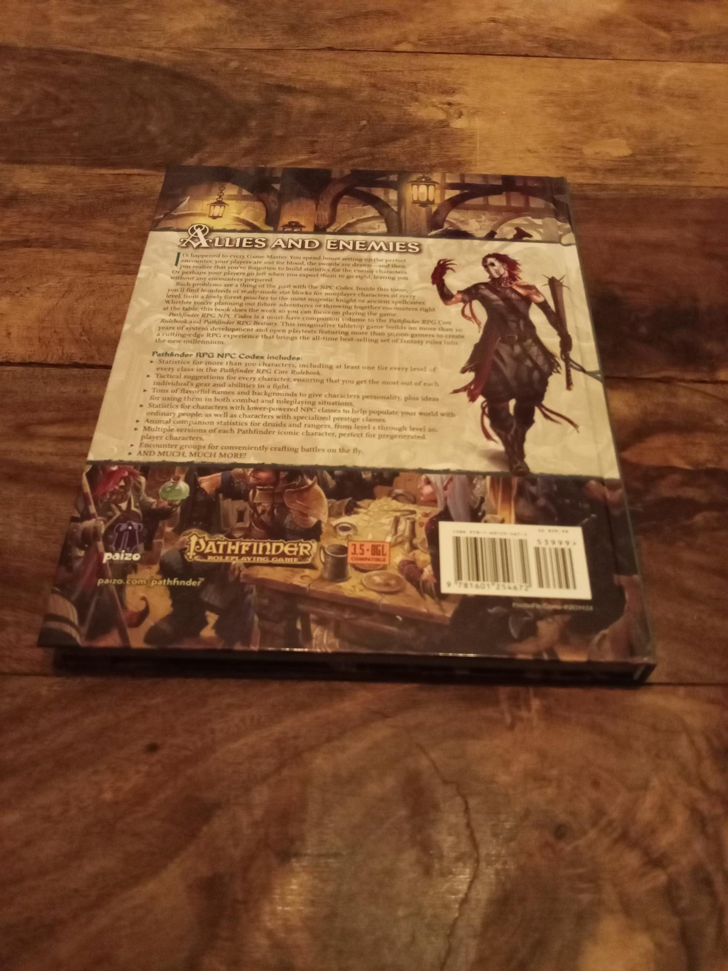 Pathfinder NPC Codex Hardcover Paizo Publishing 2012