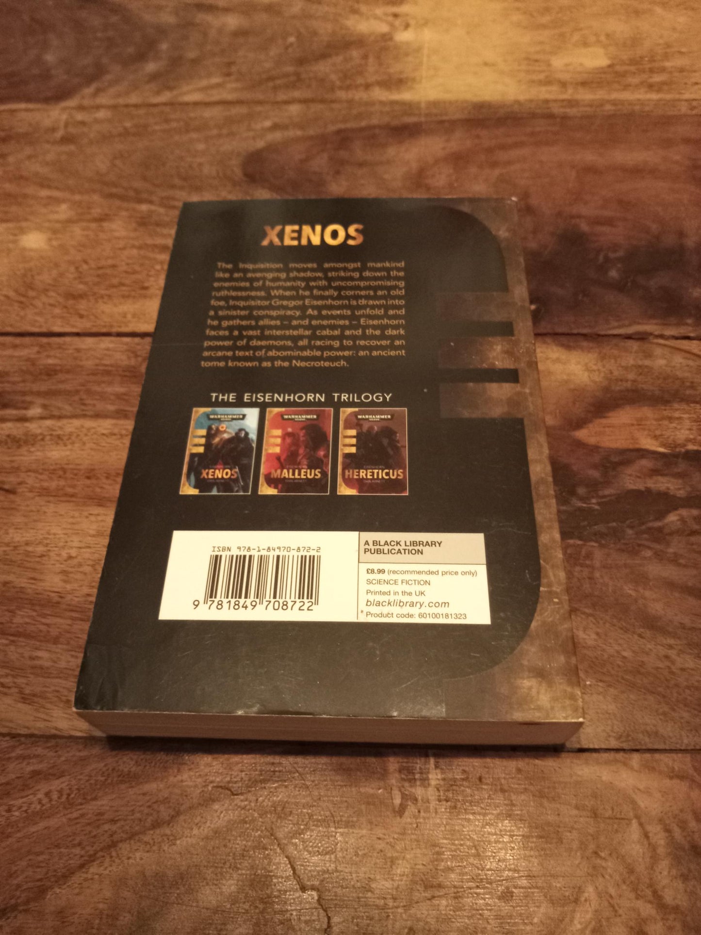 Xenos Eisenhorn Dan Abnett Warhammer 40,000 Black Library 2015