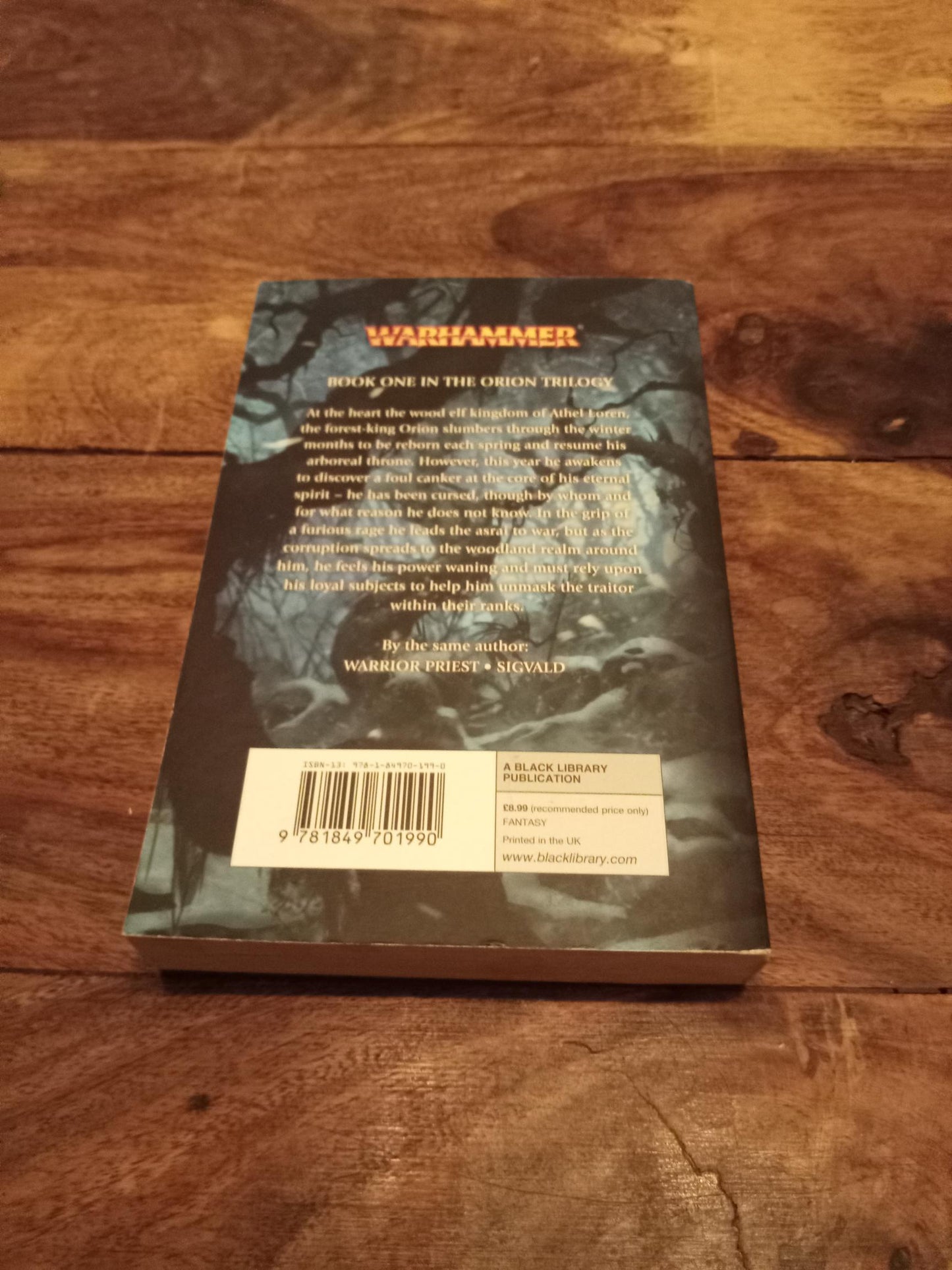 Warhammer Orion The Vaults of Winter Black Library 2012