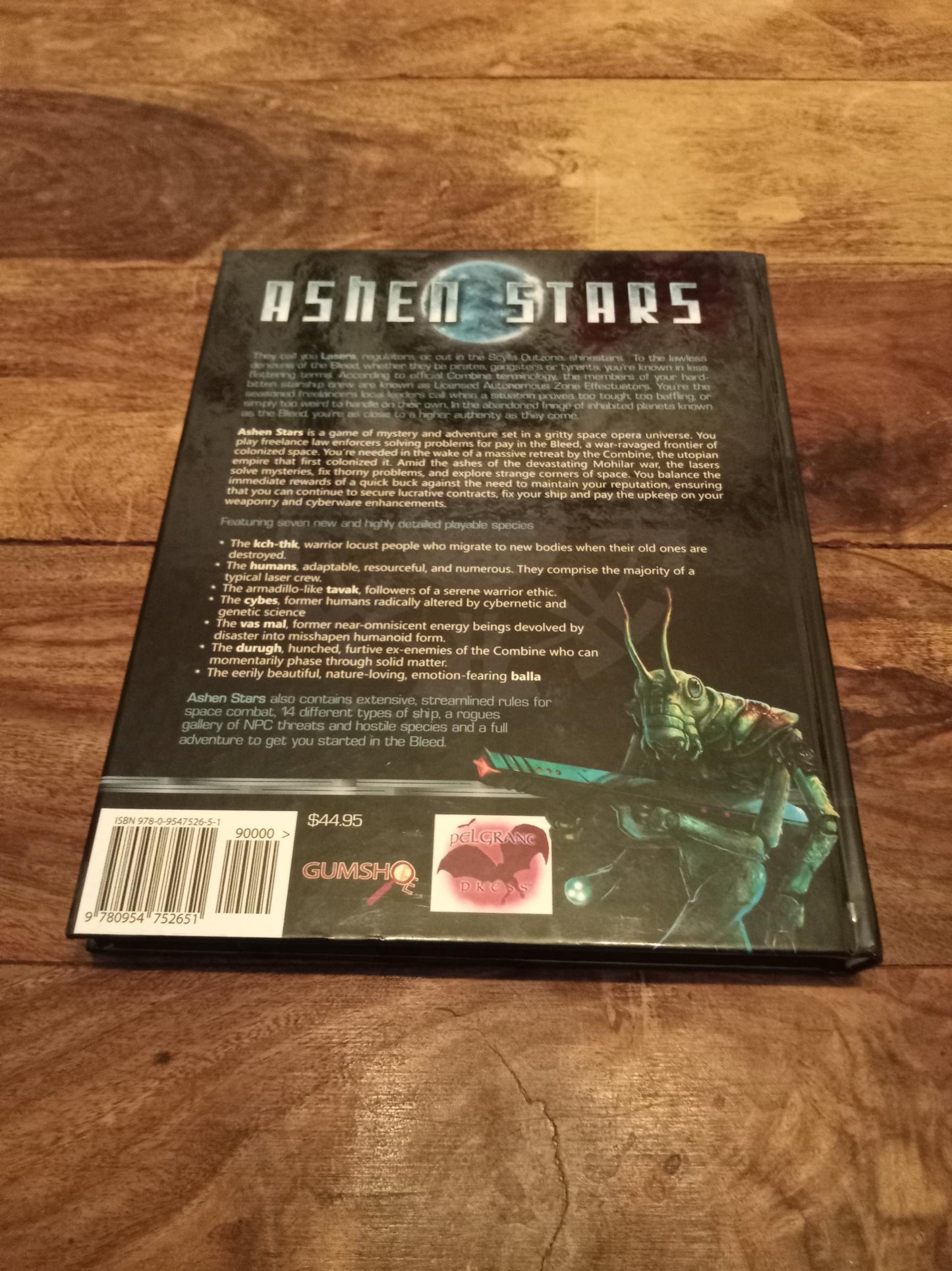 Ashen Stars Core Rule Book Hardcover Pelgrane Press Hardcover 2011
