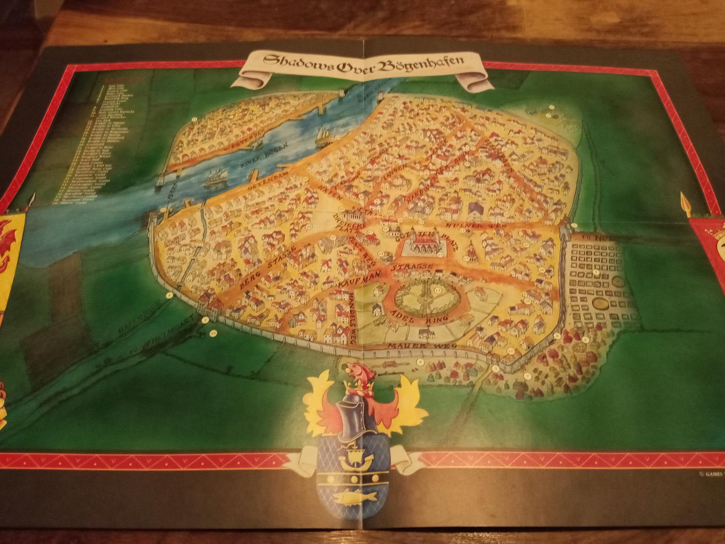 Shadows Over Bogenhafen With Map Warhammer Fantasy Roleplay 1987