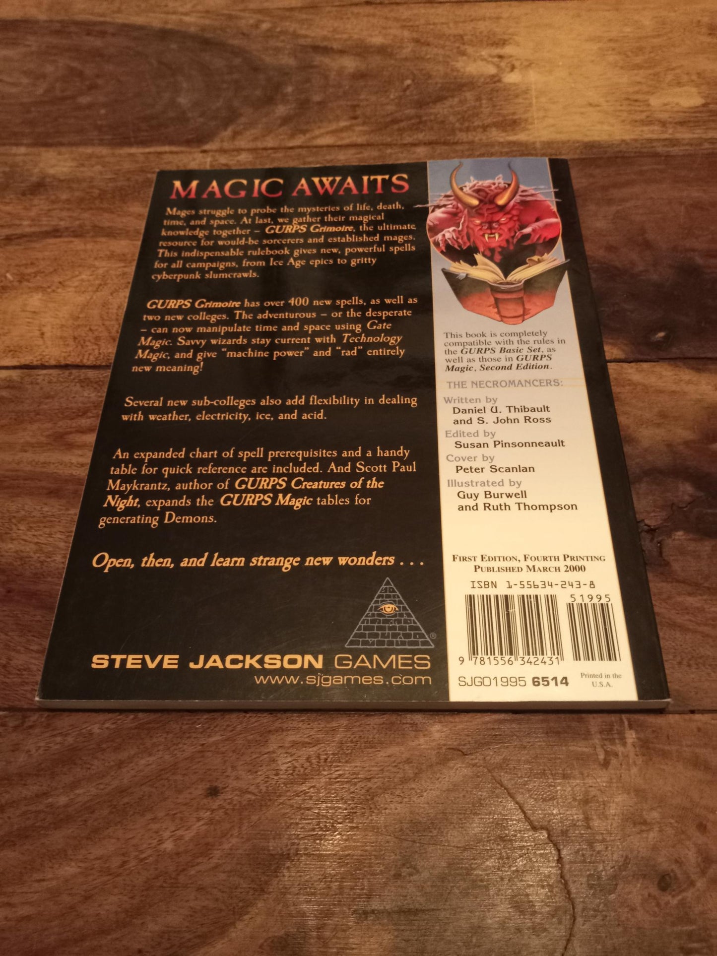 GURPS Grimoire 1st-3rd Ed Steve Jackson Games 1994