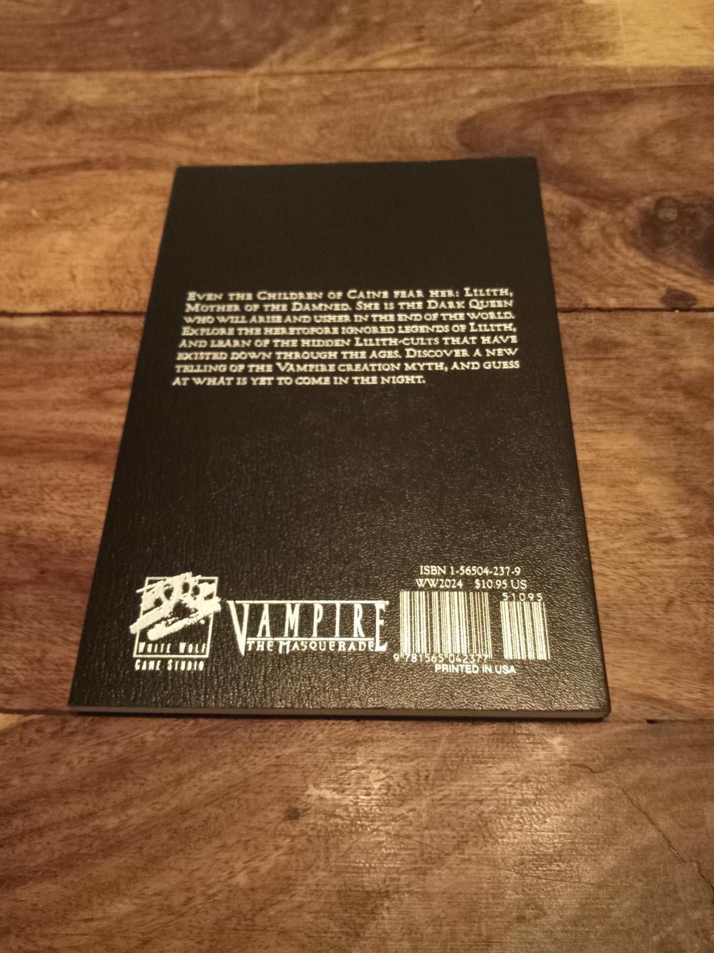 Vampire the masquerade Revelations of the Dark Mother Seeds from the Twilight Garden White Wolf 1998