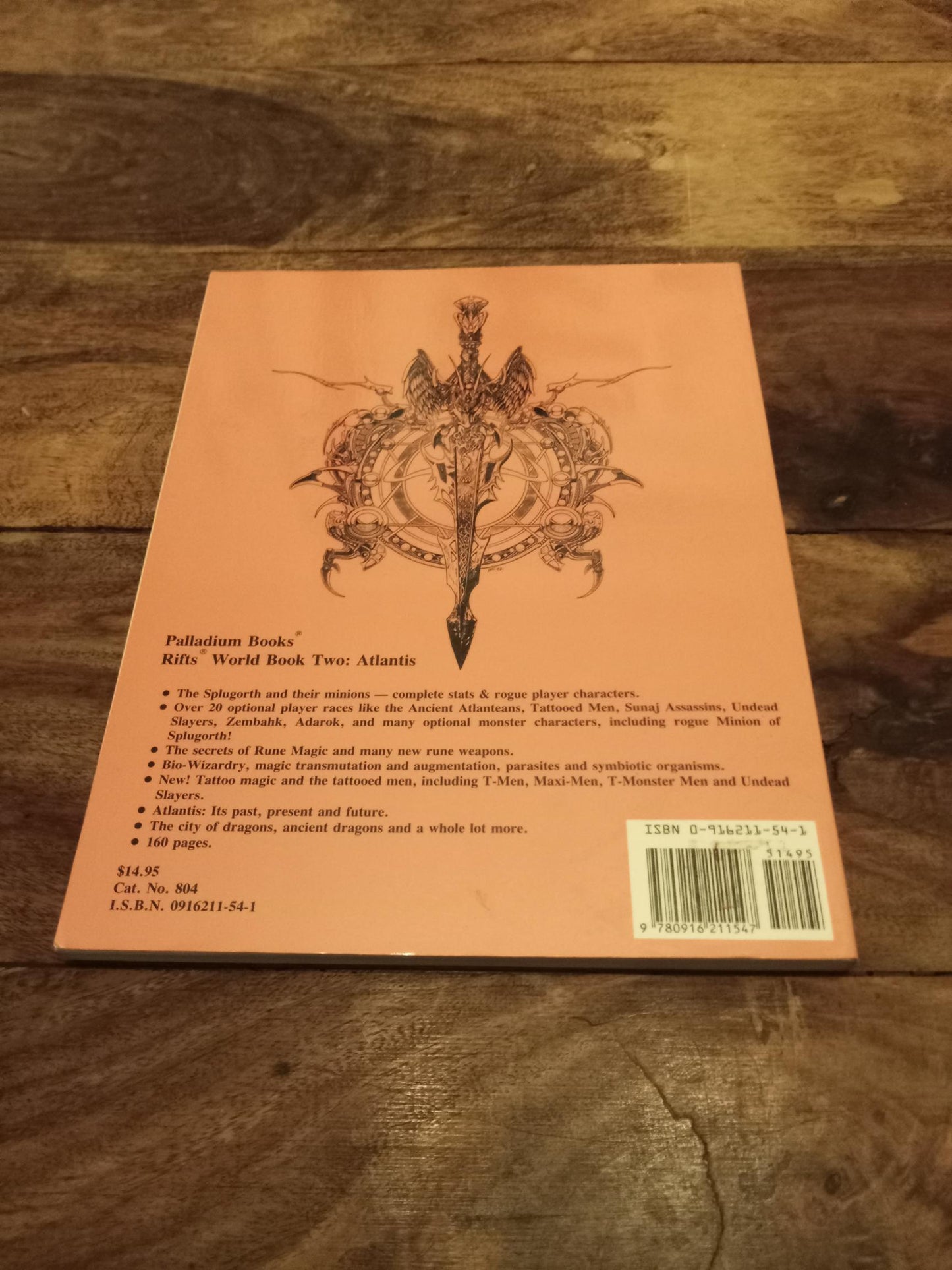 Rifts Atlantis Rifts World Books #2 Palladium 1992