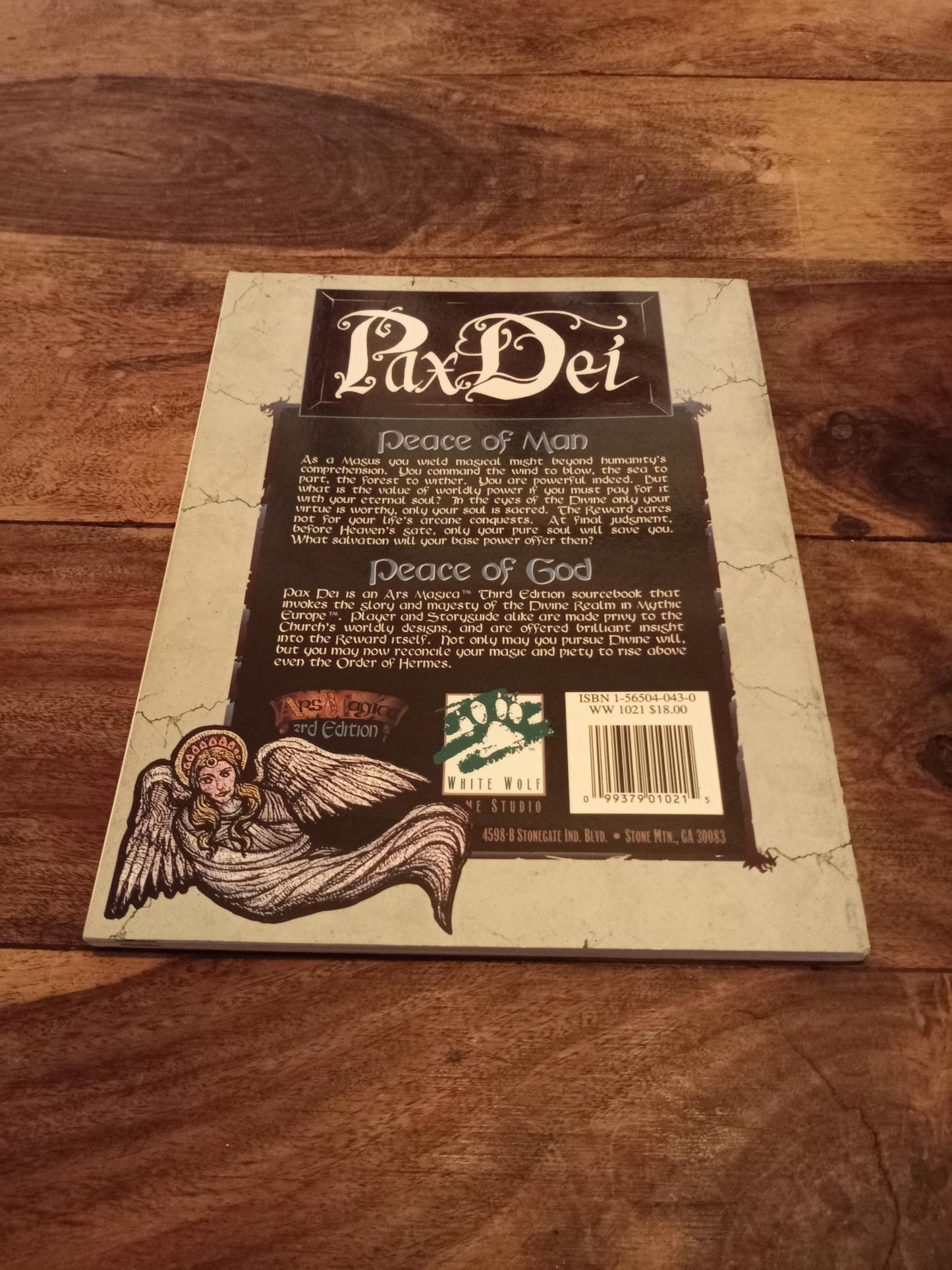 Ars Magica Pax Dei White Wolf 1992