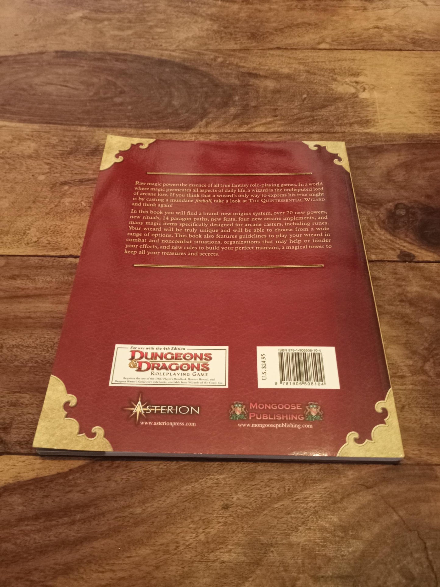 The Quintessential Wizard Dungeons & Dragons 4th Edition D&D Wizards of the Coast
