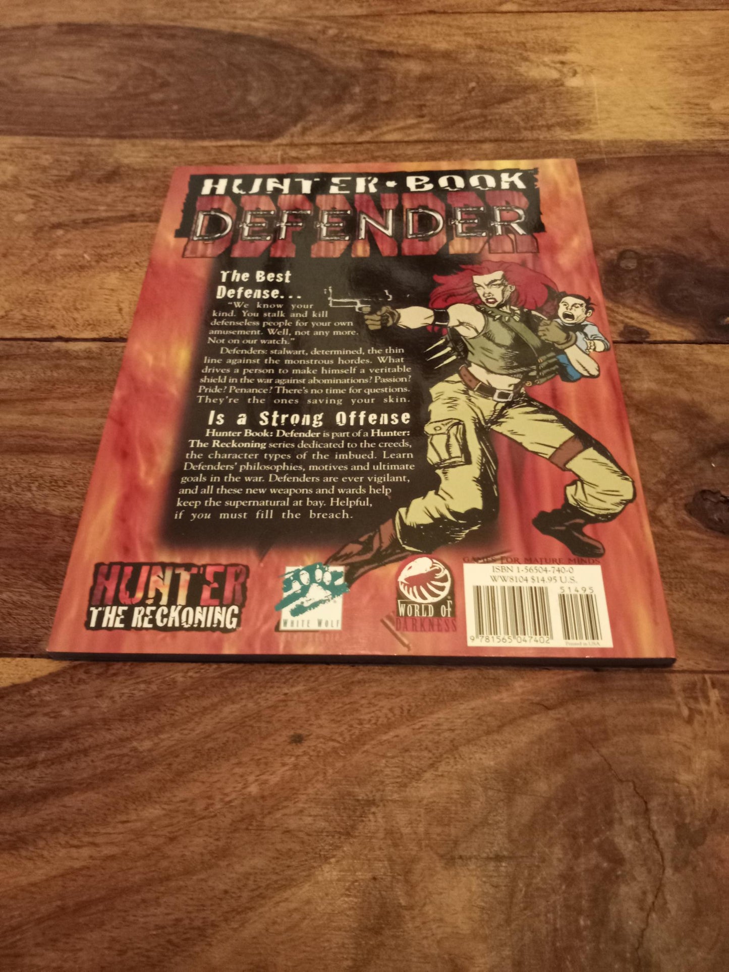 Hunter The Reckoning Defender White Wolf 2000