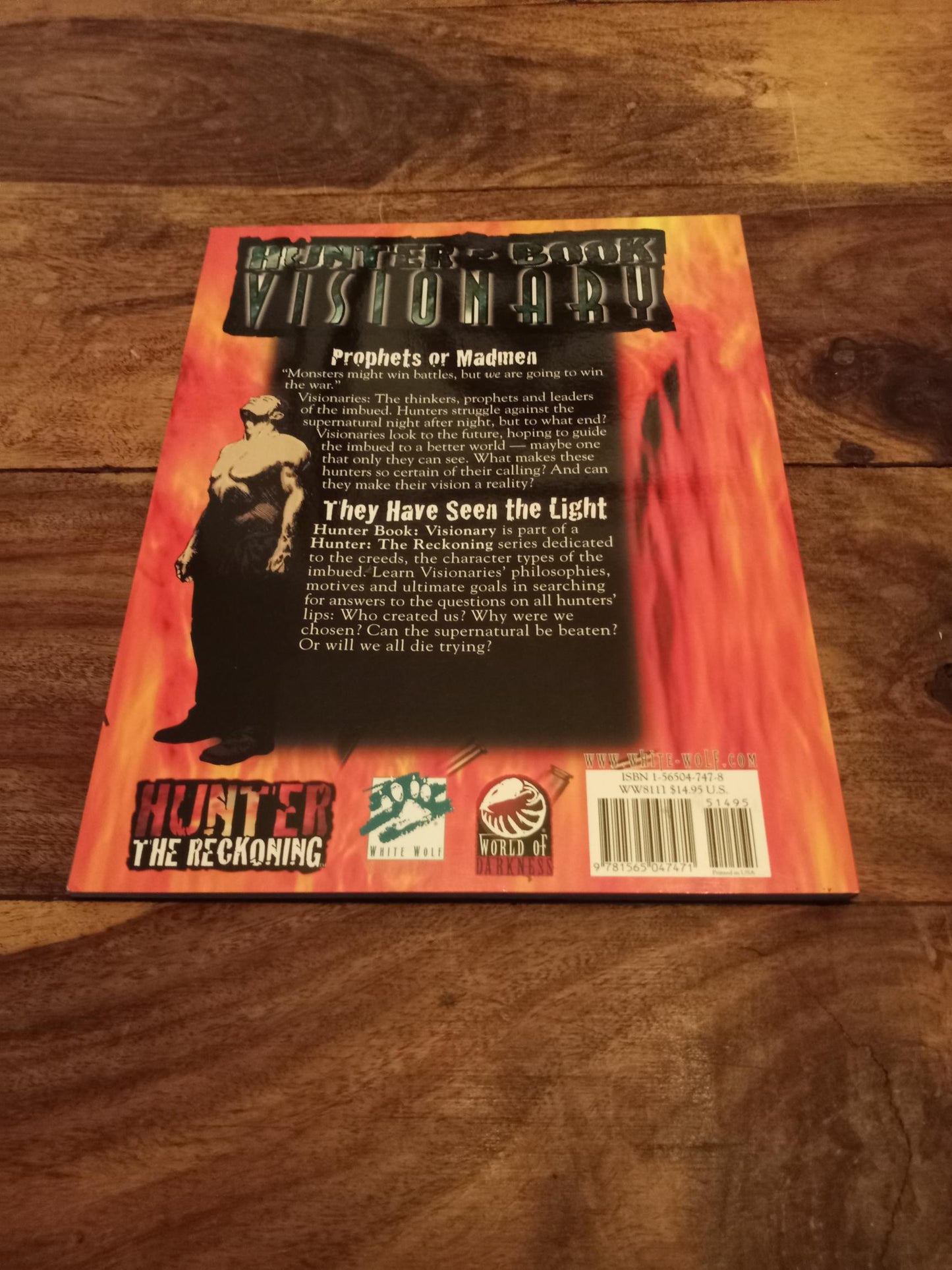 Hunter The Reckoning Visionary White Wolf 2001