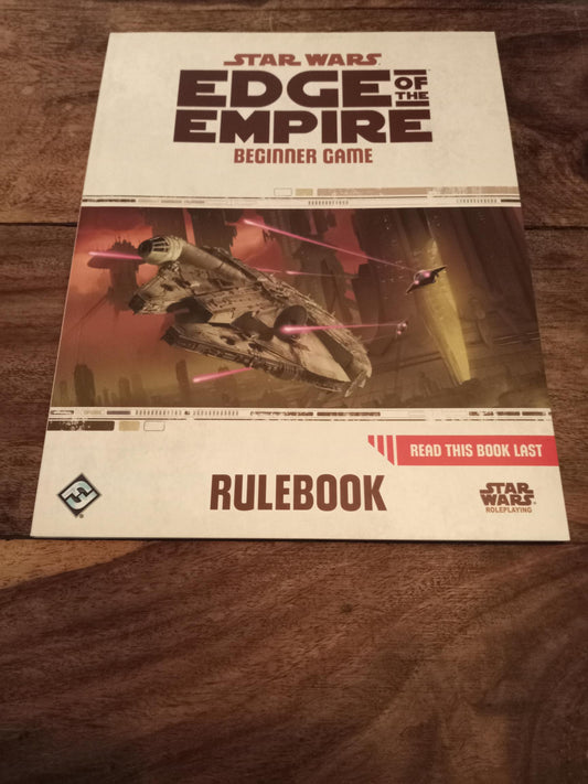 Star Wars Edge Of The Empire Beginner Game Rulebook Booklet