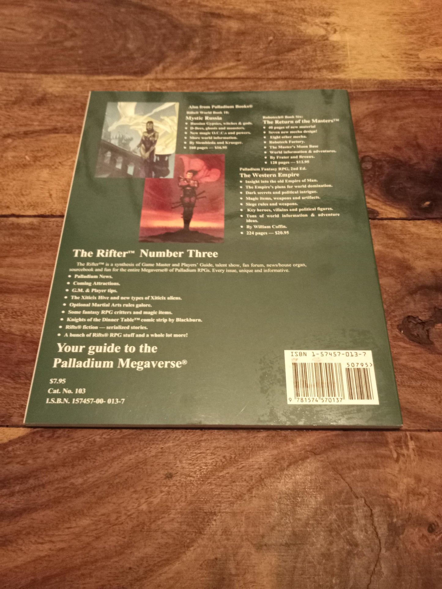 The Rifter #3 Your Guide to the Megaverse Palladium 1998