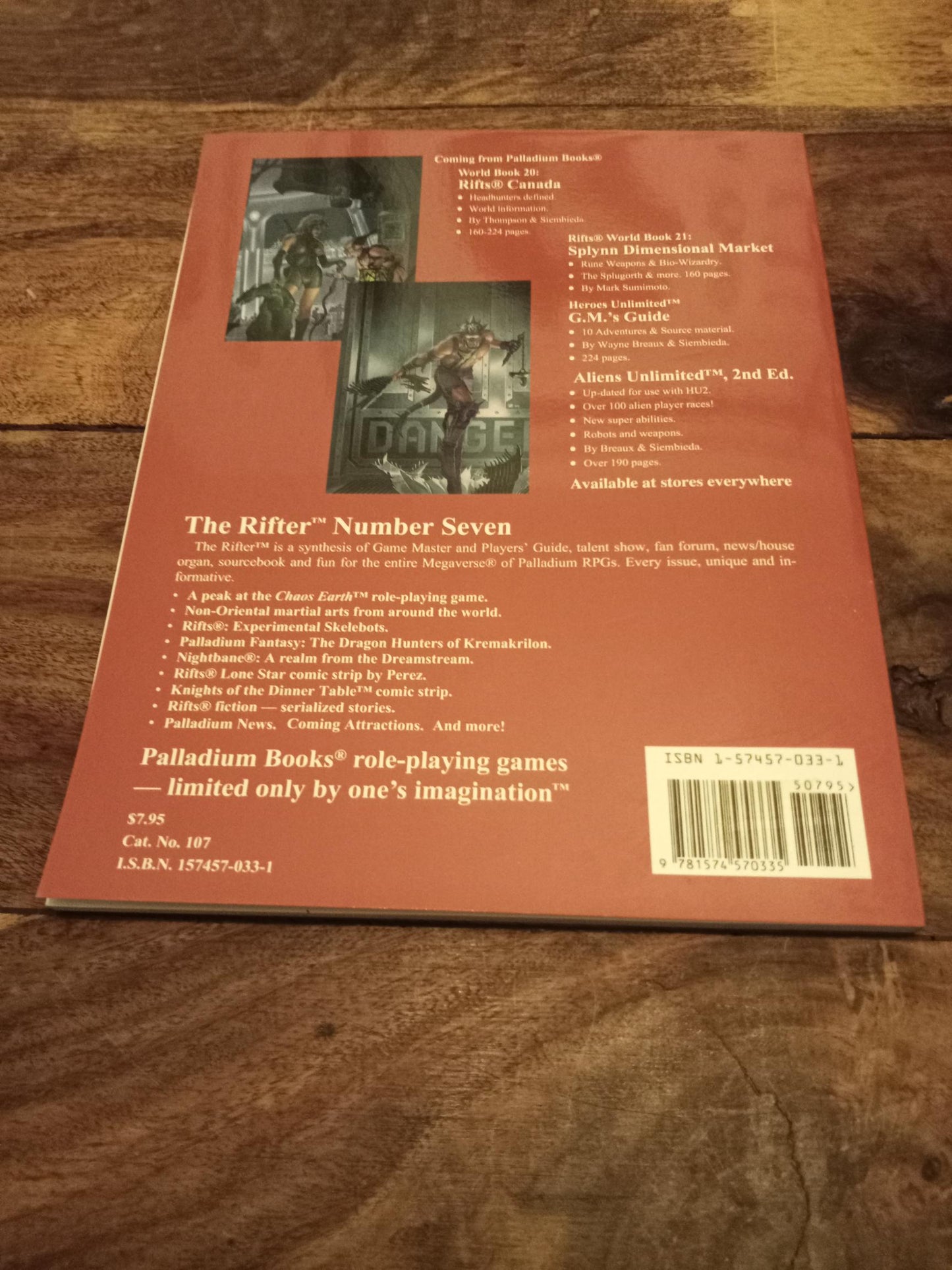 The Rifter #7 Your Guide to the Megaverse Palladium 1999