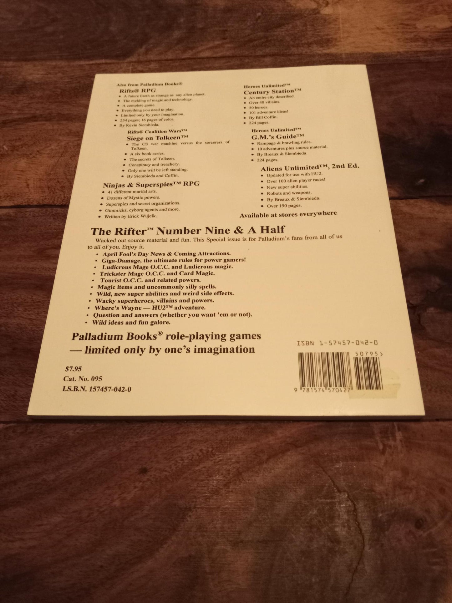 Rifter #9 1/2 Your Guide to the Megaverse Palladium 2003