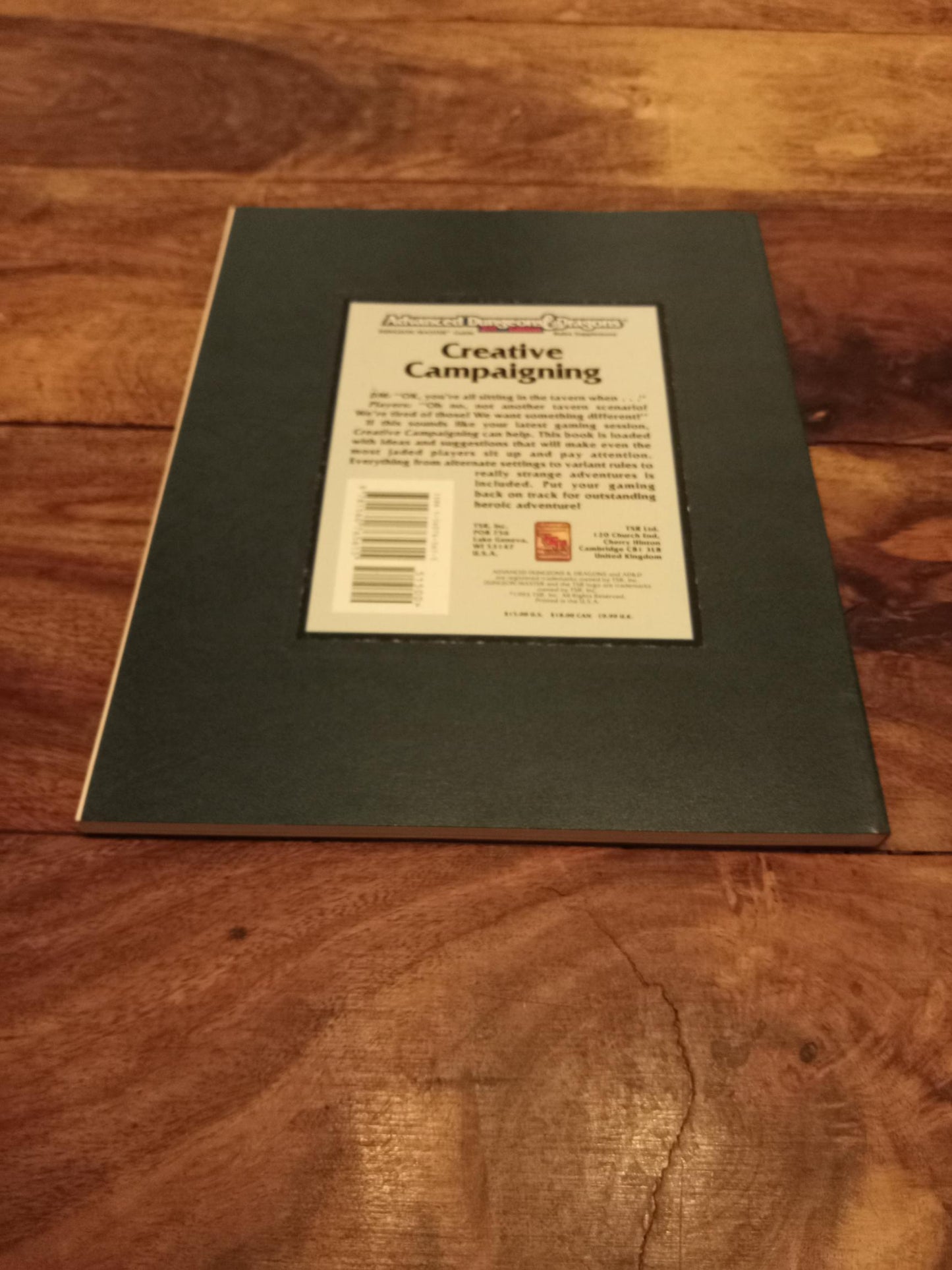 AD&D Creative Campaigning Advanced Dungeons & Dragons 2nd Ed TSR 1993