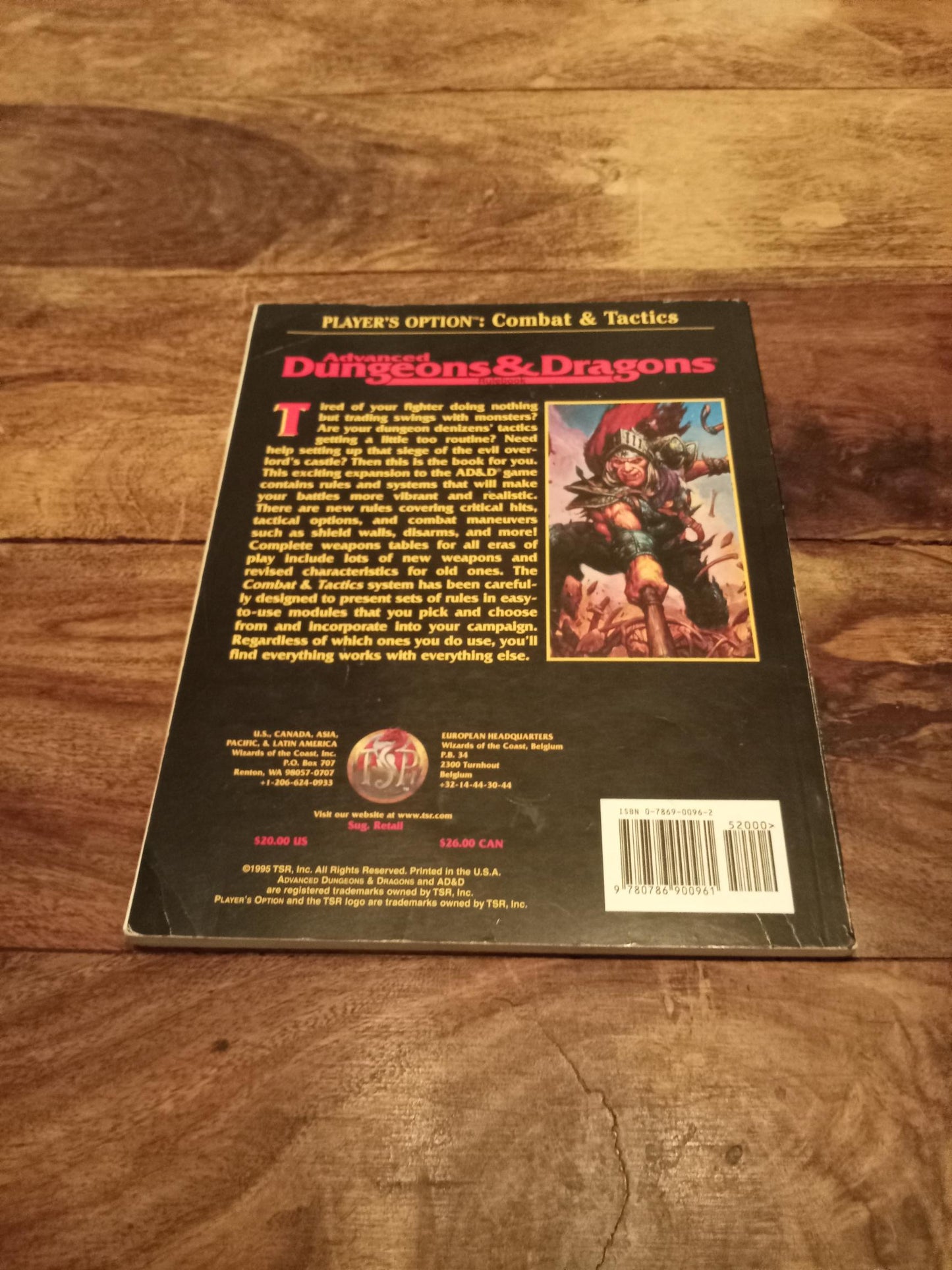 AD&D Player's Option Combat and Tactics TSR 2149 AD&D 1995