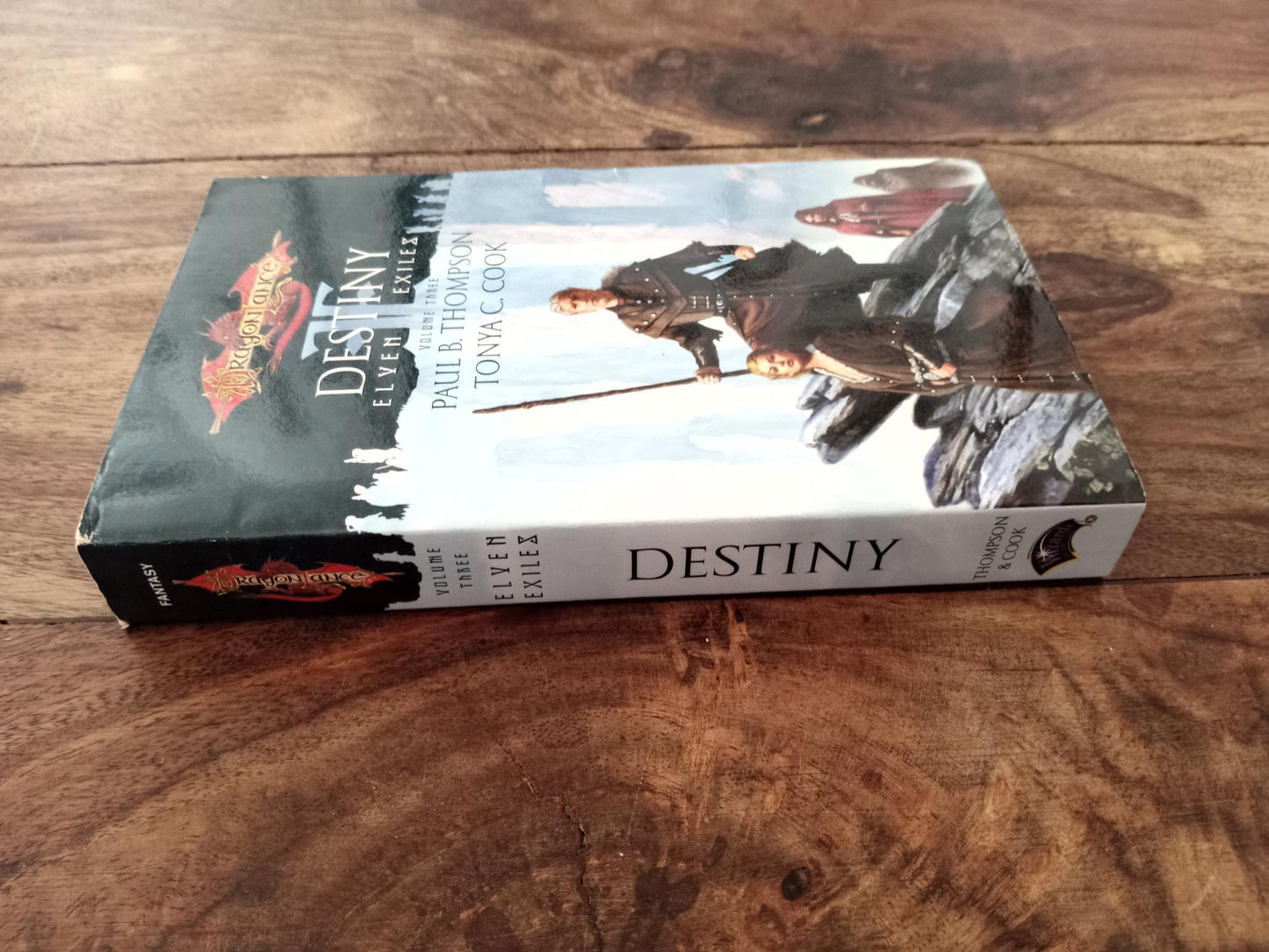 DragonLance Destiny Elven Exiles #3 Paul B. Thompson Tonya C. Cook 2007