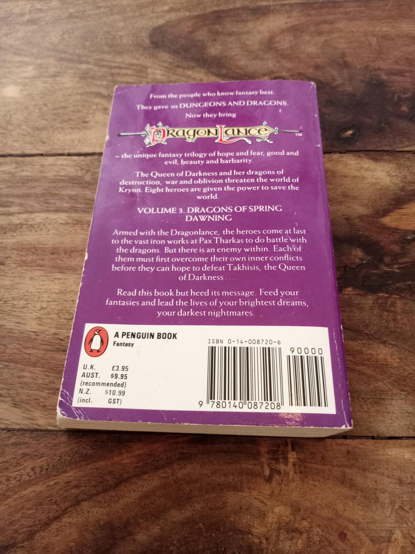 Dragonlance Dragons of Spring Dawning Chronicles #3 1986