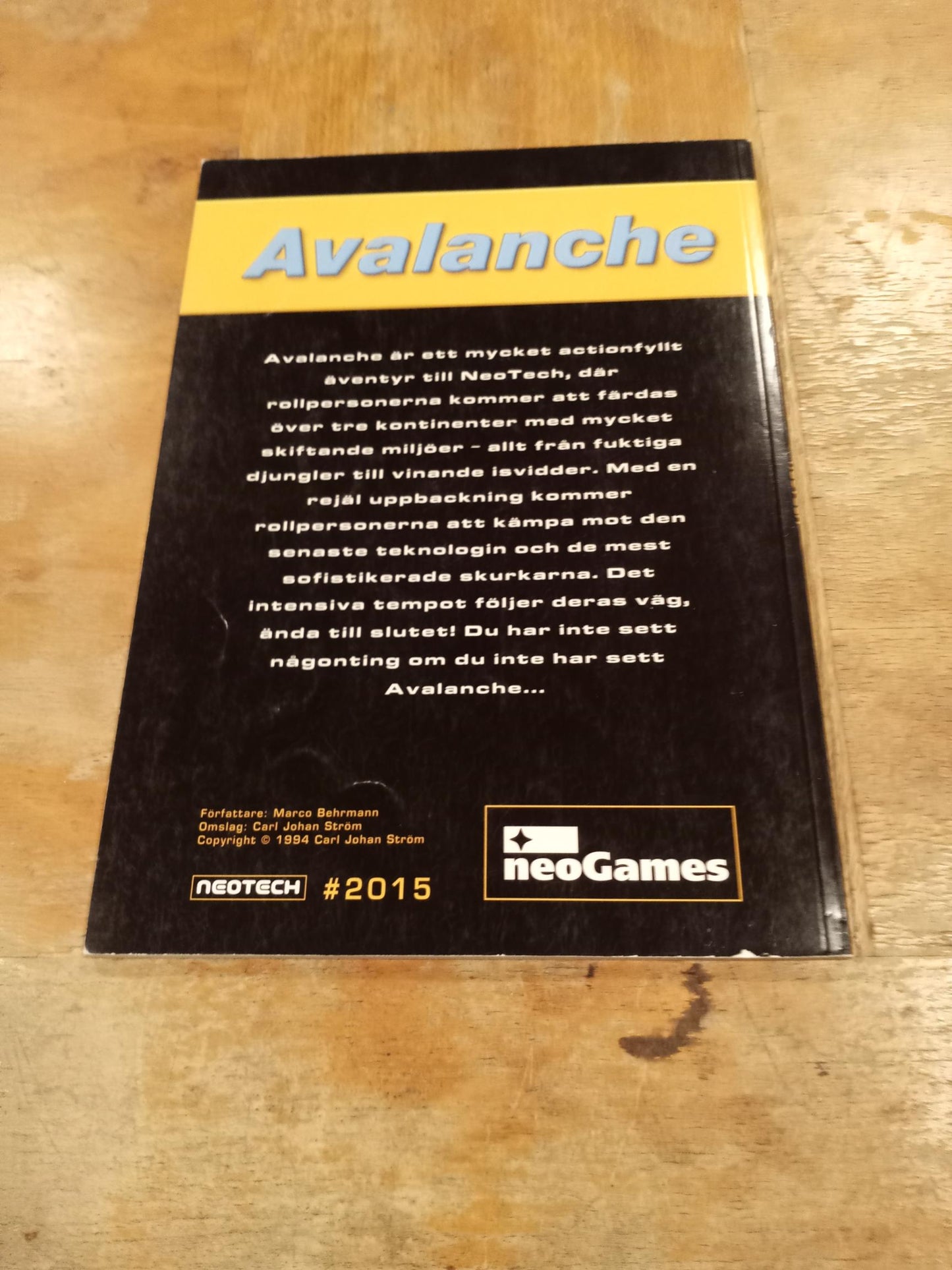 NeoTech Avalanche neoGames 1994