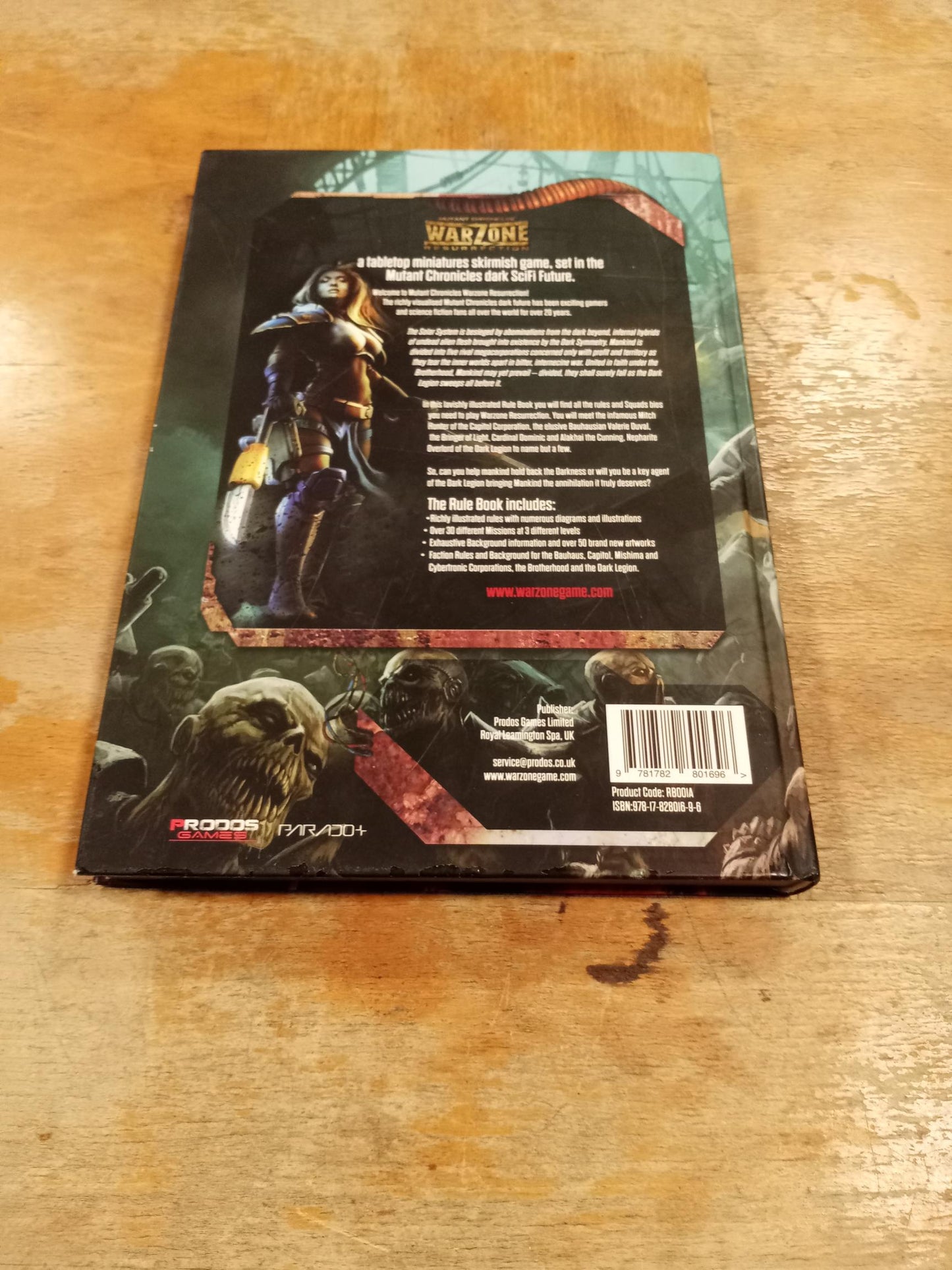 Mutant Chronicles Warzone Resurrection Prodos Games 2014