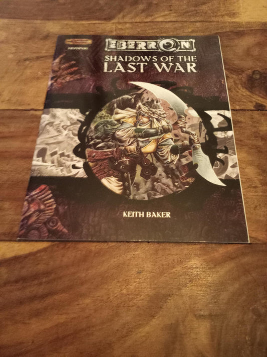 Eberron Shadows Of The Last War D&D Wizards of the Coast Hardcover 2004