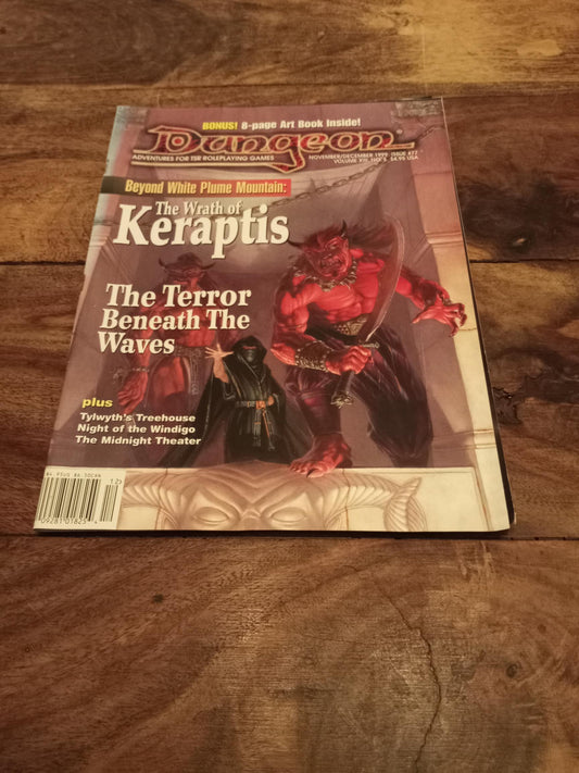 Dungeon Magazine #77 Nov/Dec 1999 TSR D&D