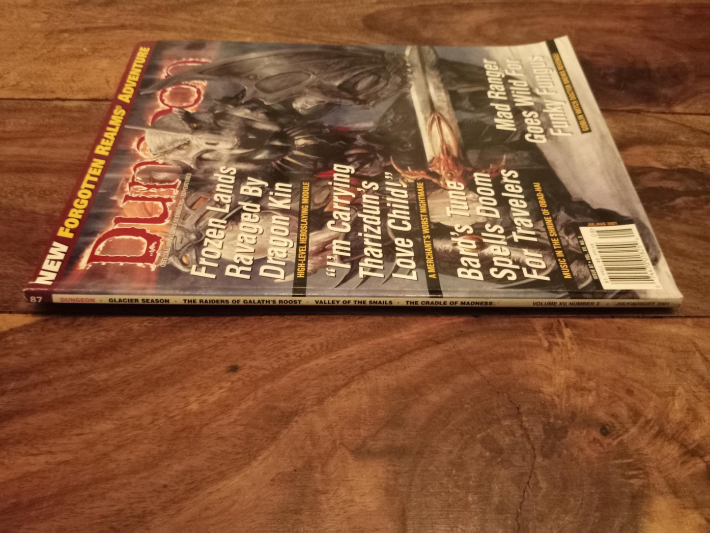 Dungeon Magazine Vol XV No. 3 #87 July/August 2001 TSR D&D