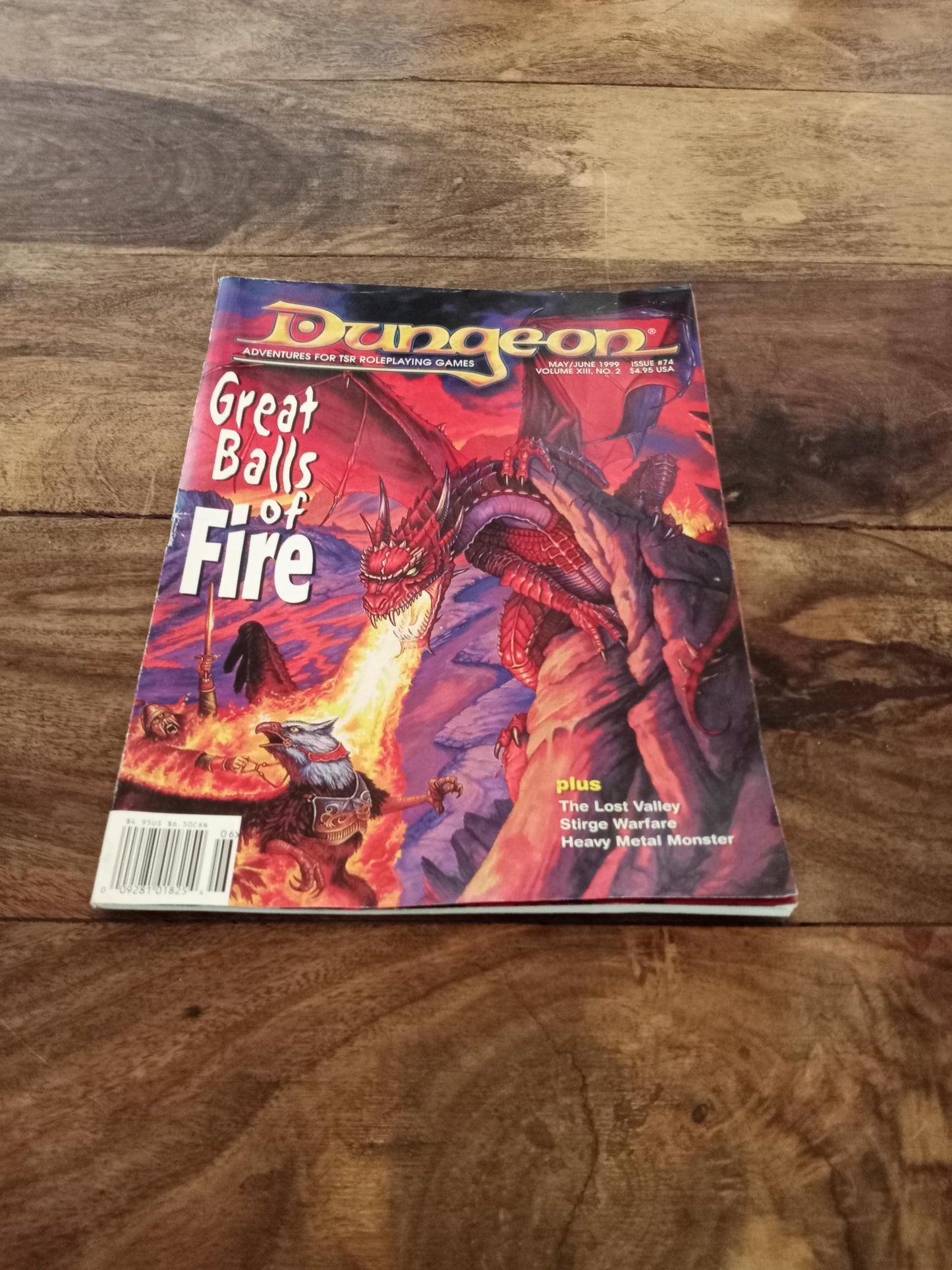 DUNGEON MAGAZINE #74 May/Jun 1999 TSR D&D