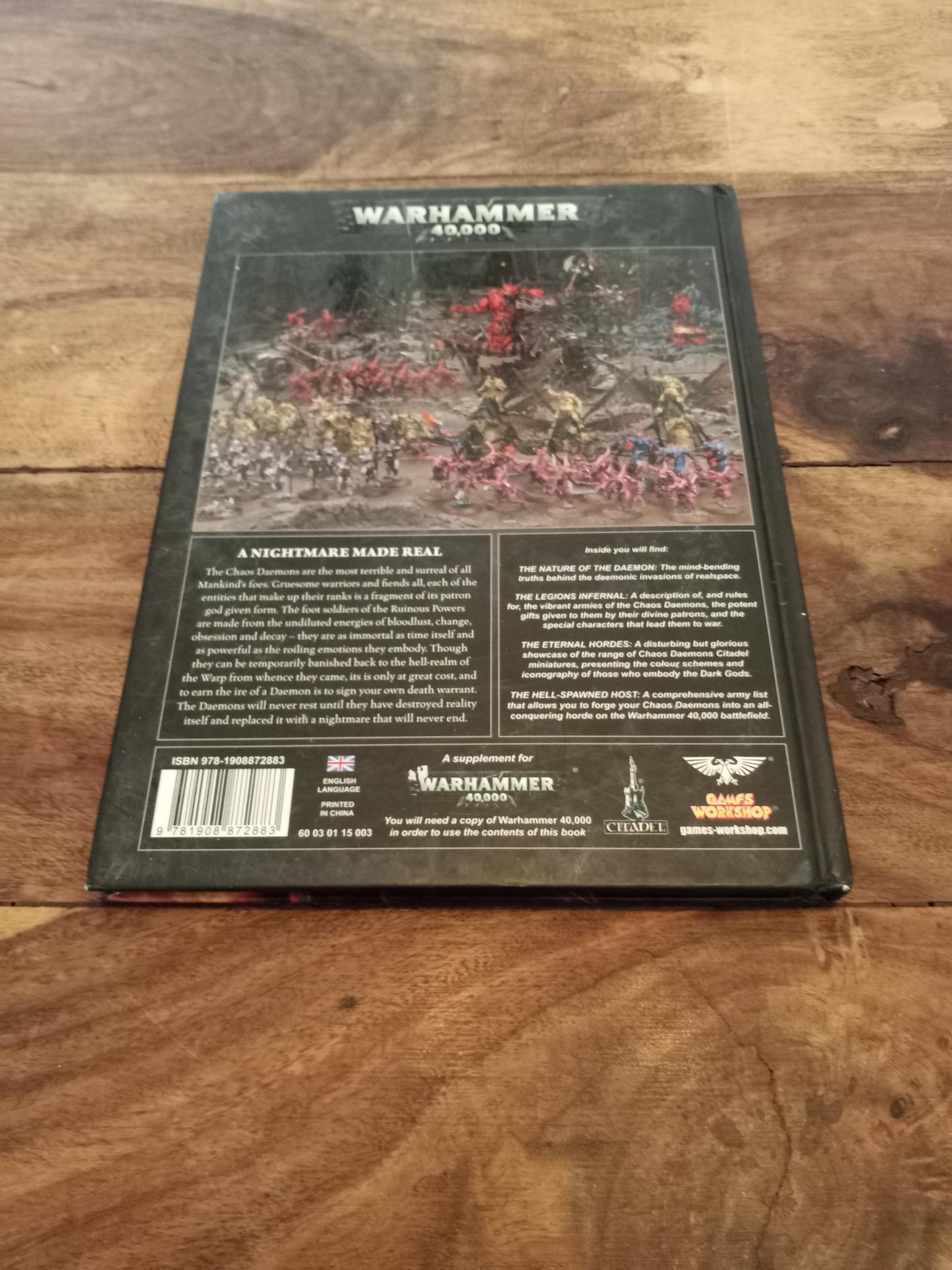 Warhammer 40K Codex Chaos Daemons Supplement