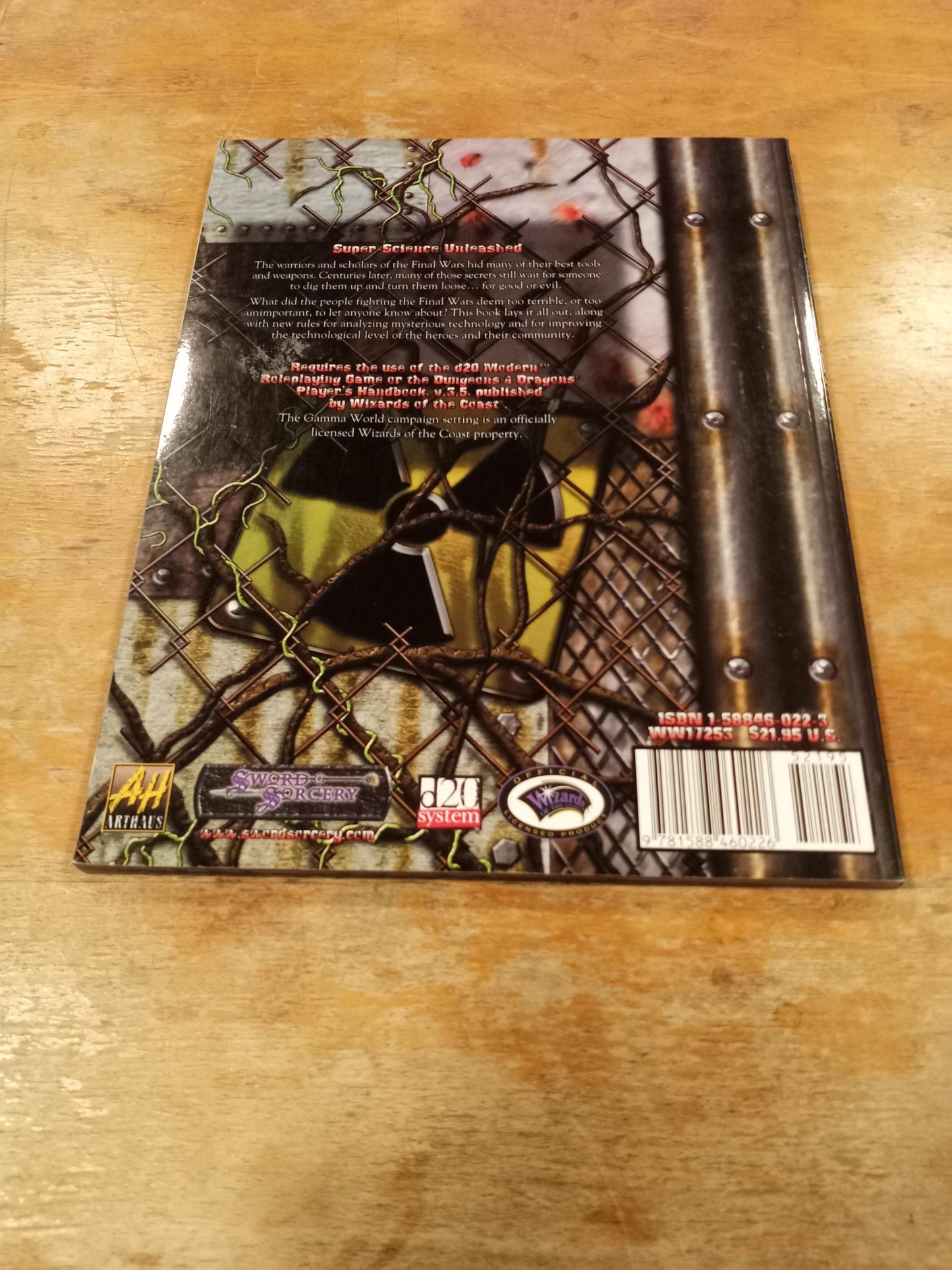 Gamma World Out of the Vaults Sword & Sorcery Studios d20 2004