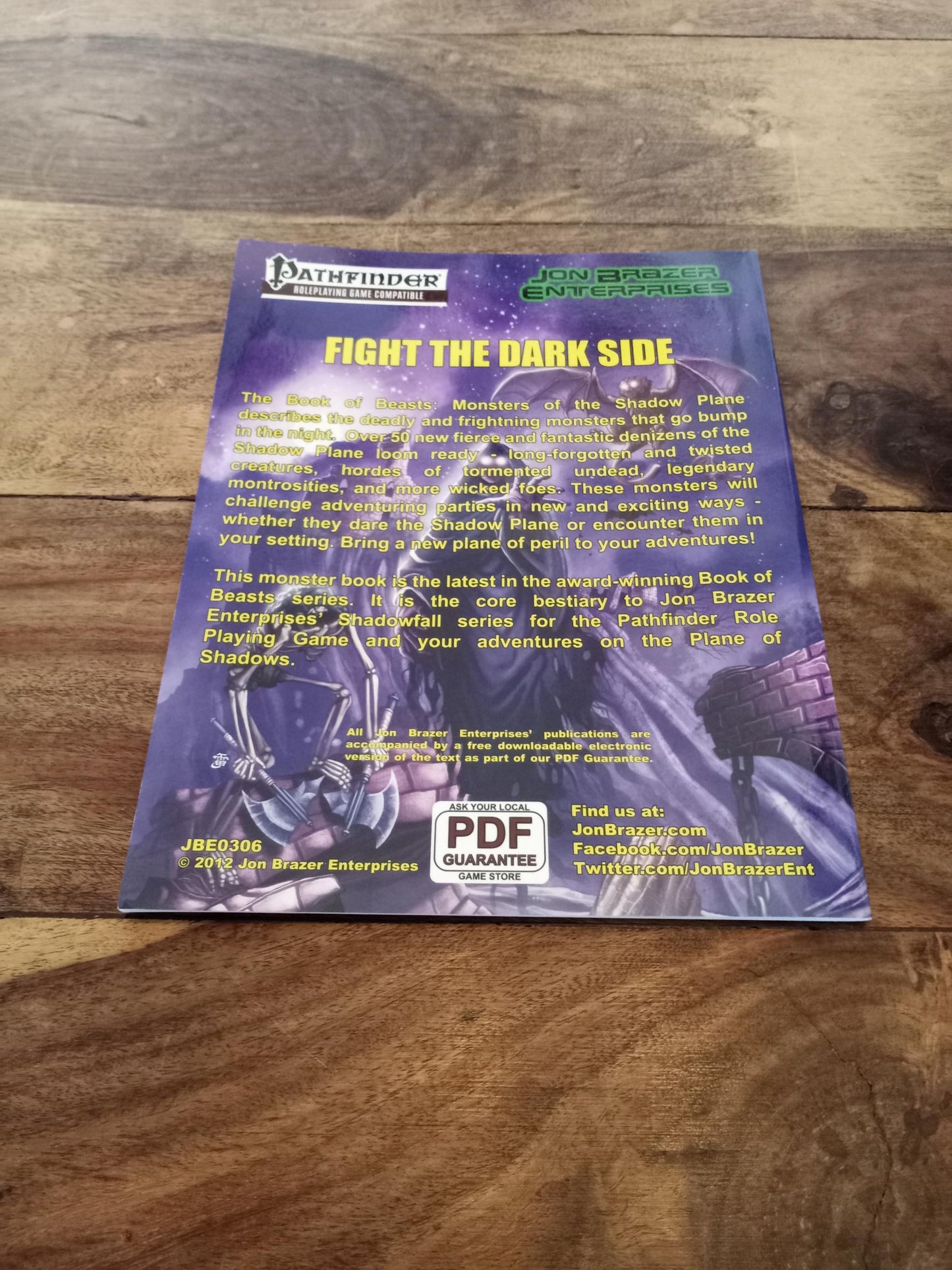 Pathfinder Book of Beasts Monsters of the Shadow Plane 2012