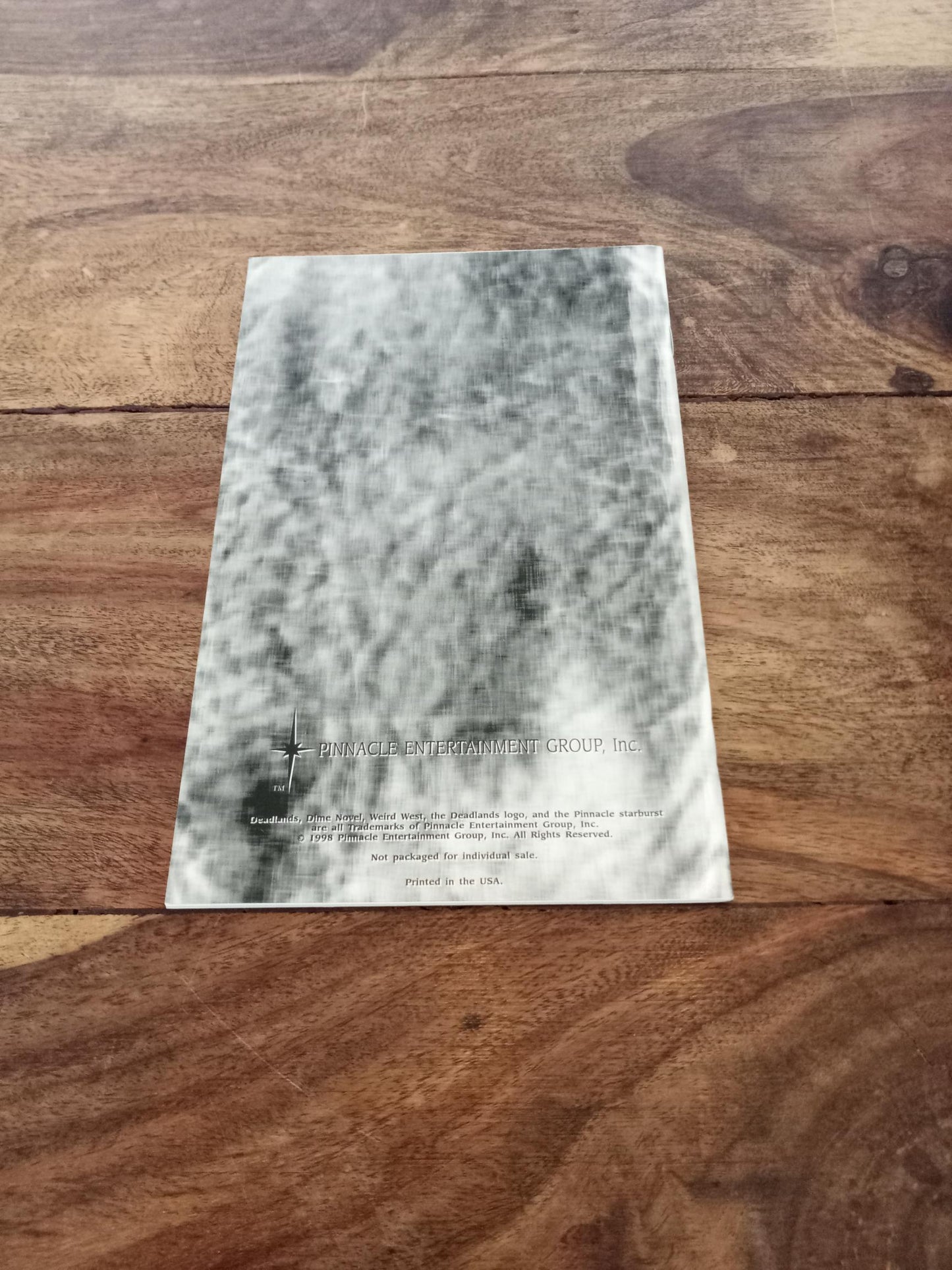 Deadlands Thaumaturgical Diffusion Pinnacle 1998