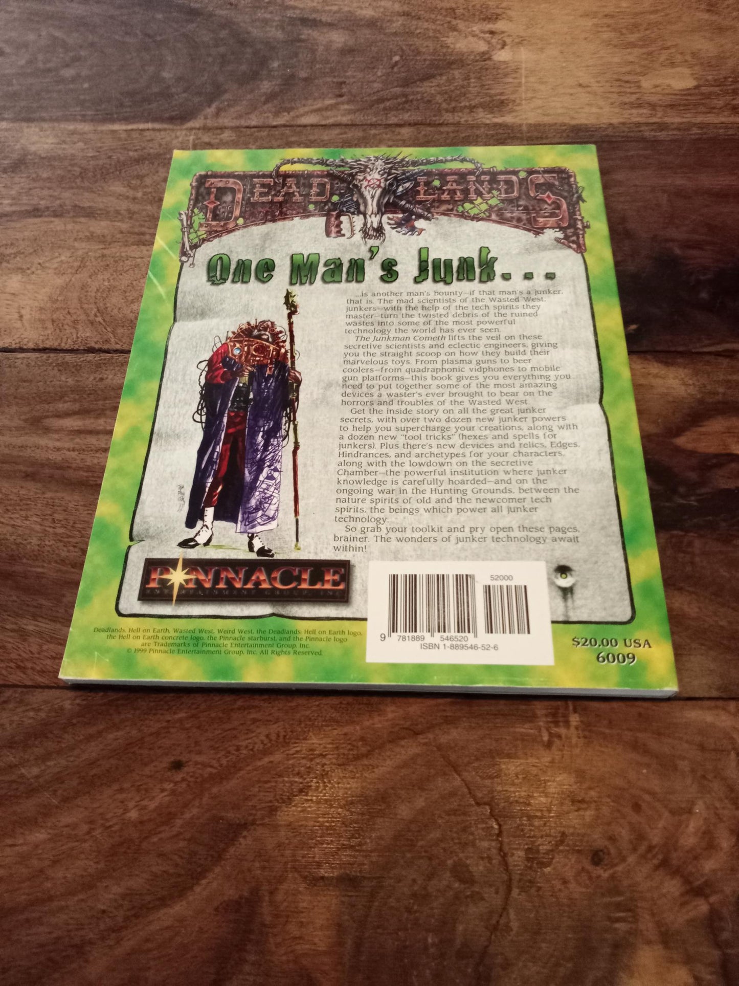 Deadlands Junkman Cometh Hell on Earth Pinnacle 1998