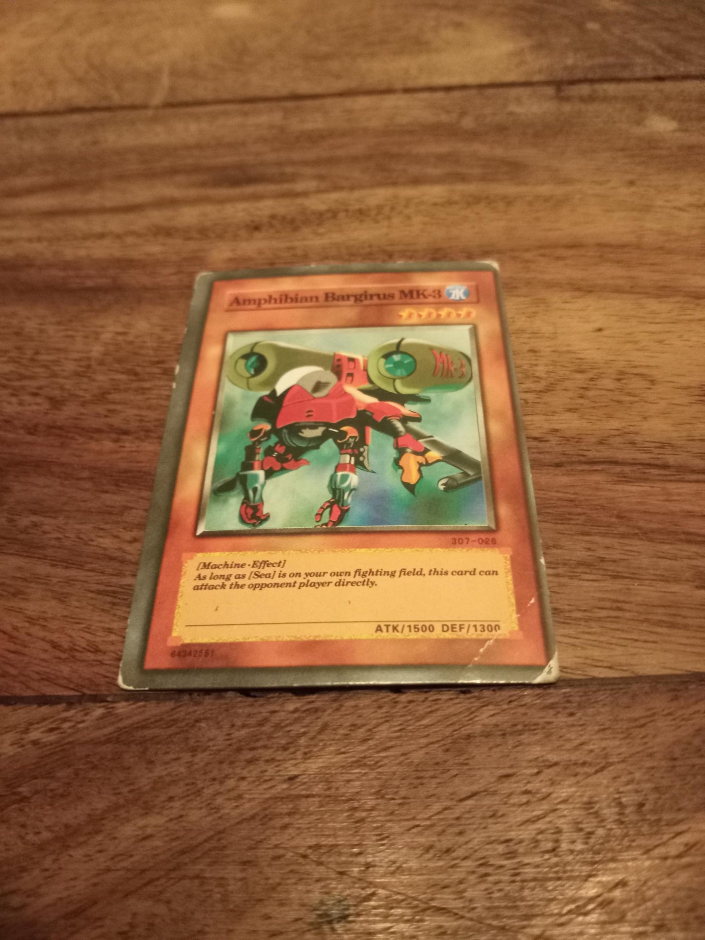 Yu-Gi-Oh! Amphibian Bargirus MK-3 307-026