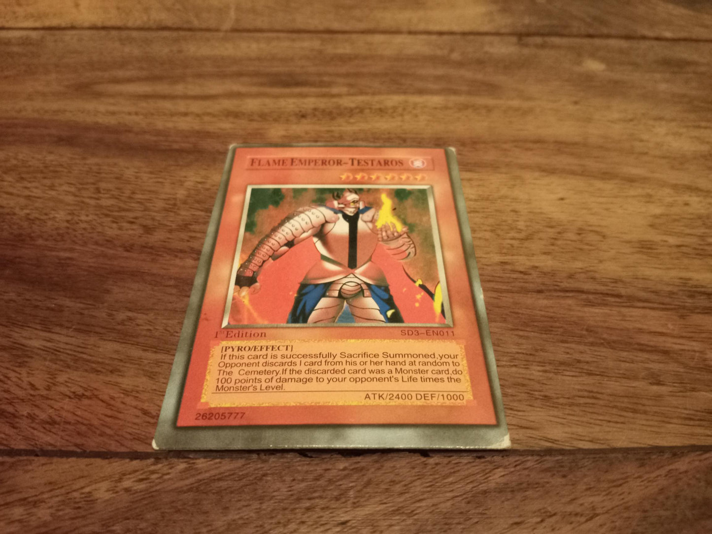 Yu-Gi-Oh! Thestalos The Firestorm Monarch SD3-EN011