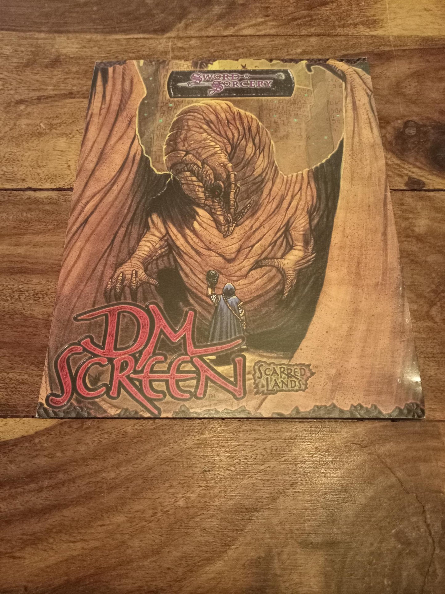 Sword & Sorcery DM Screen Scarred Lands With Map d20