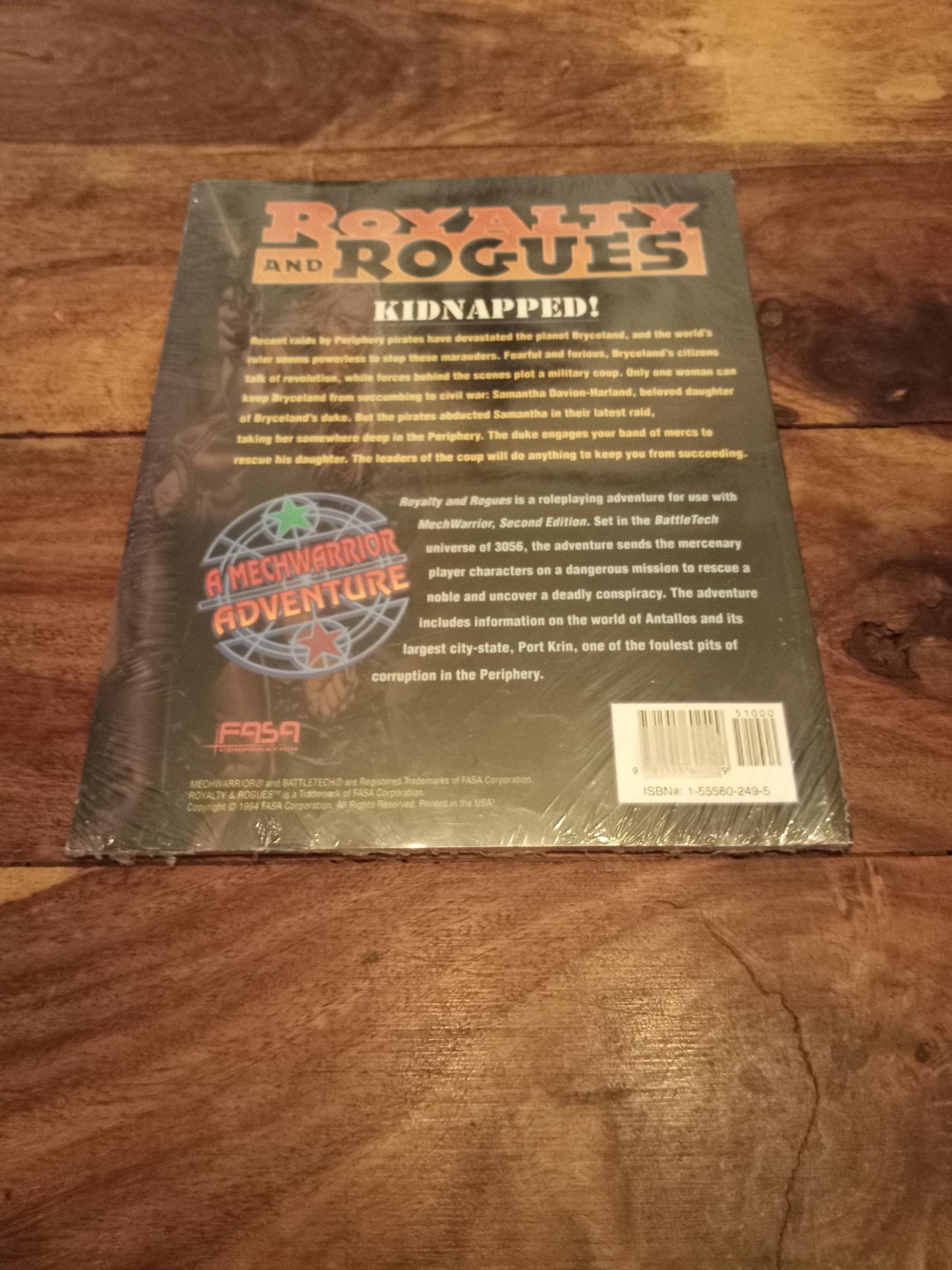 MechWarrior BattleTech Royalty and Rogues NEW FASA 1994